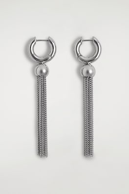 TASSELLED EARRINGS — SILVER 5