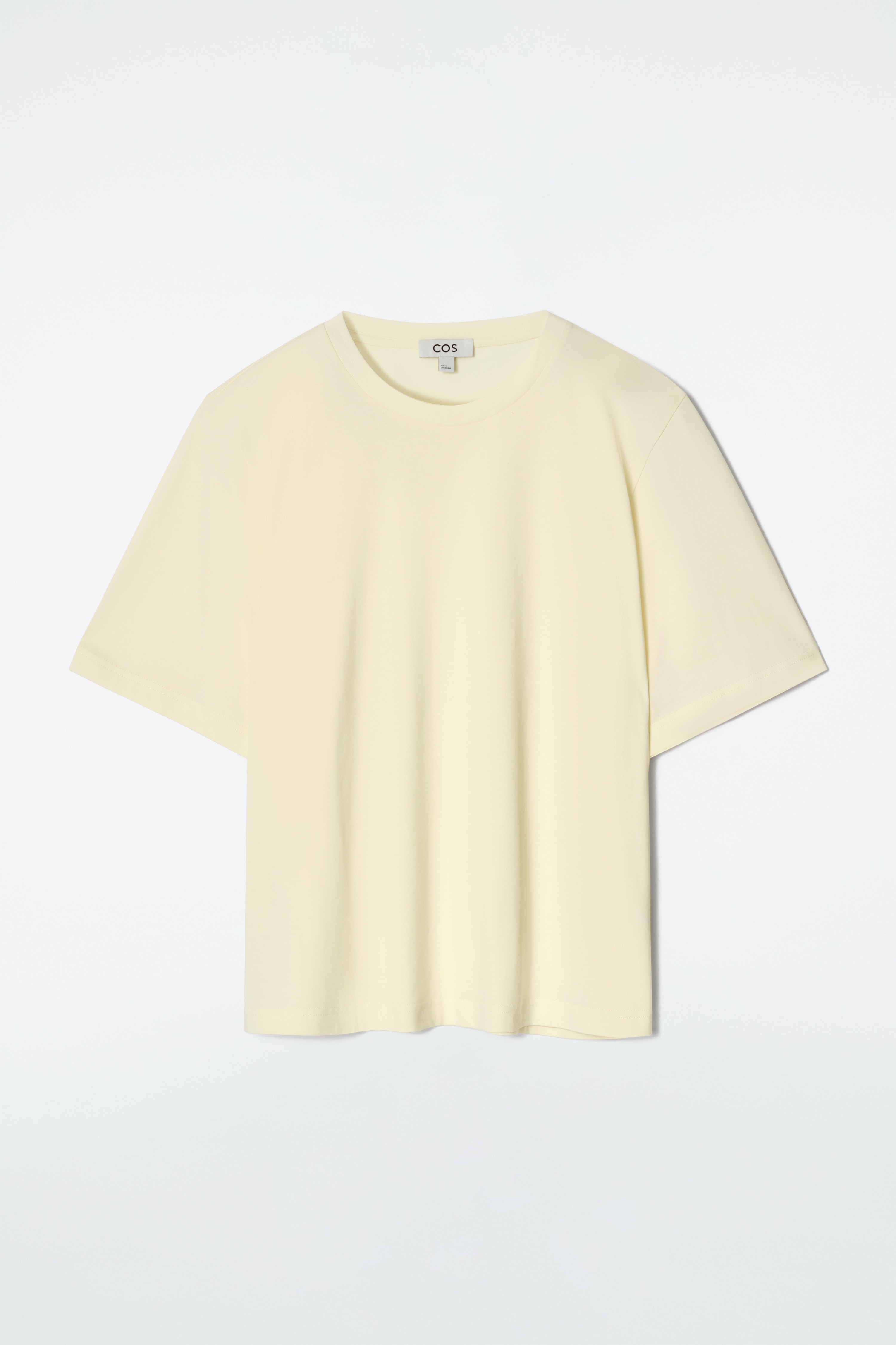 RELAXED COTTON T-SHIRT - BUTTER YELLOW/NAVY/WHITE/GREY MÉLANGE