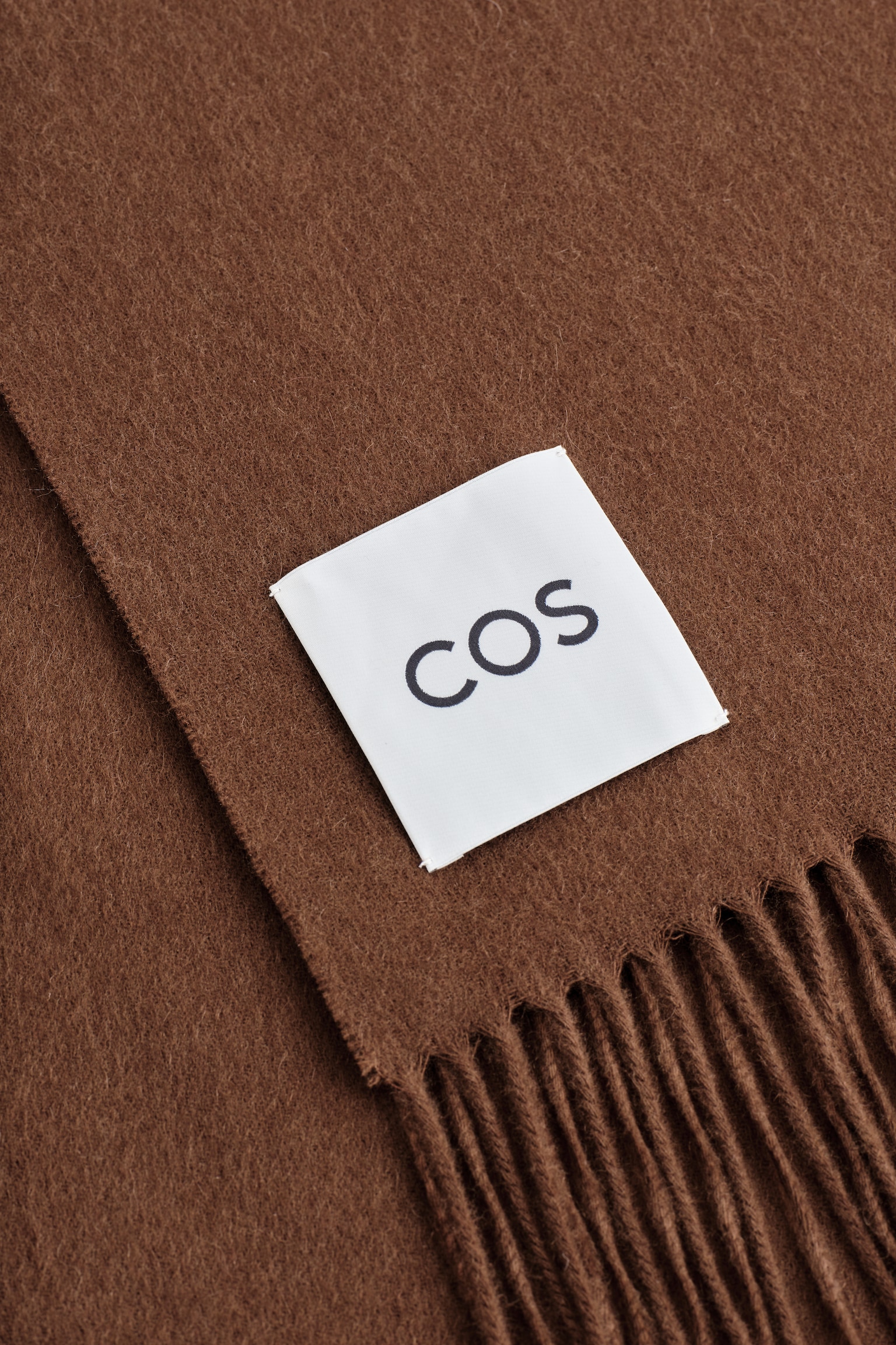 FRINGED WOOL SCARF - RUST/PLUM/BEIGE/ECRU - 3