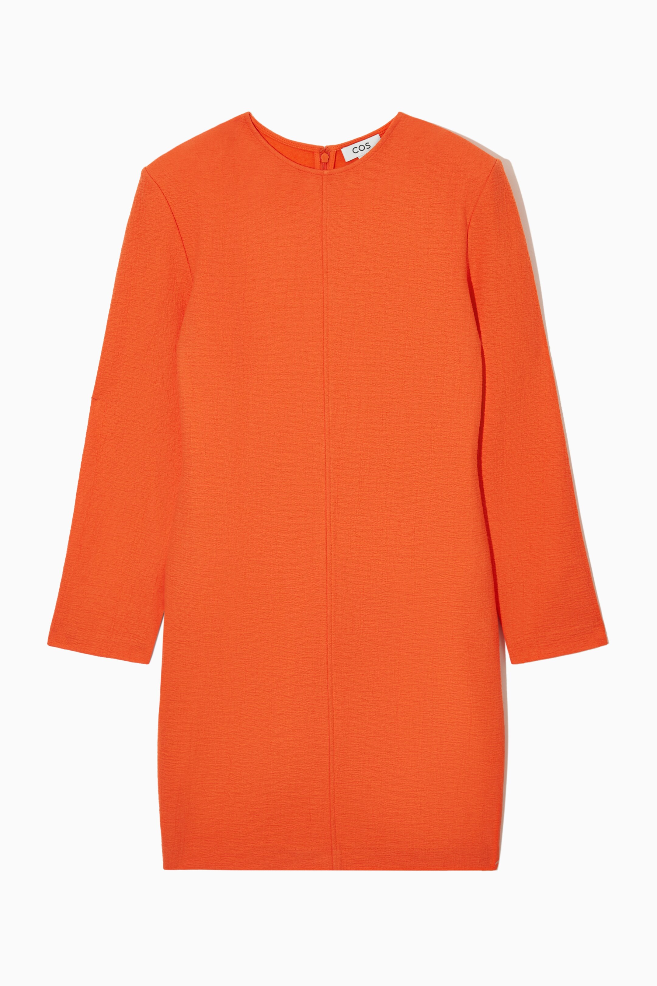 View larger image: LONG-SLEEVED KNEE-LENGTH DRESS - ORANGE - Ladies | H&M GB 1