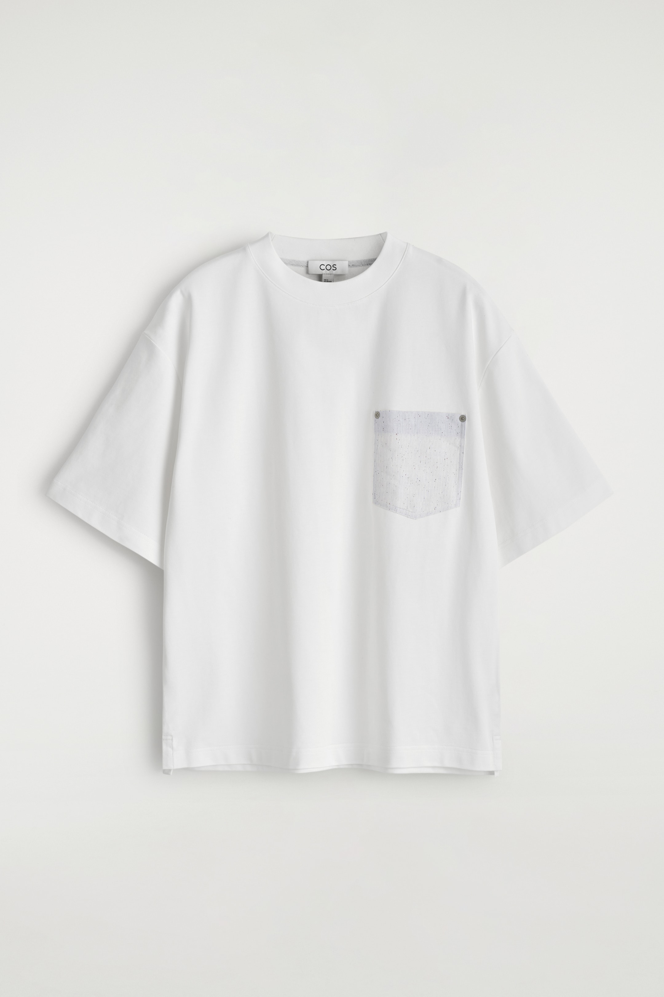 Grotere afbeelding bekijken: oversized geweven-zak T-shirt - WIT - HEREN | H&M BE 6
