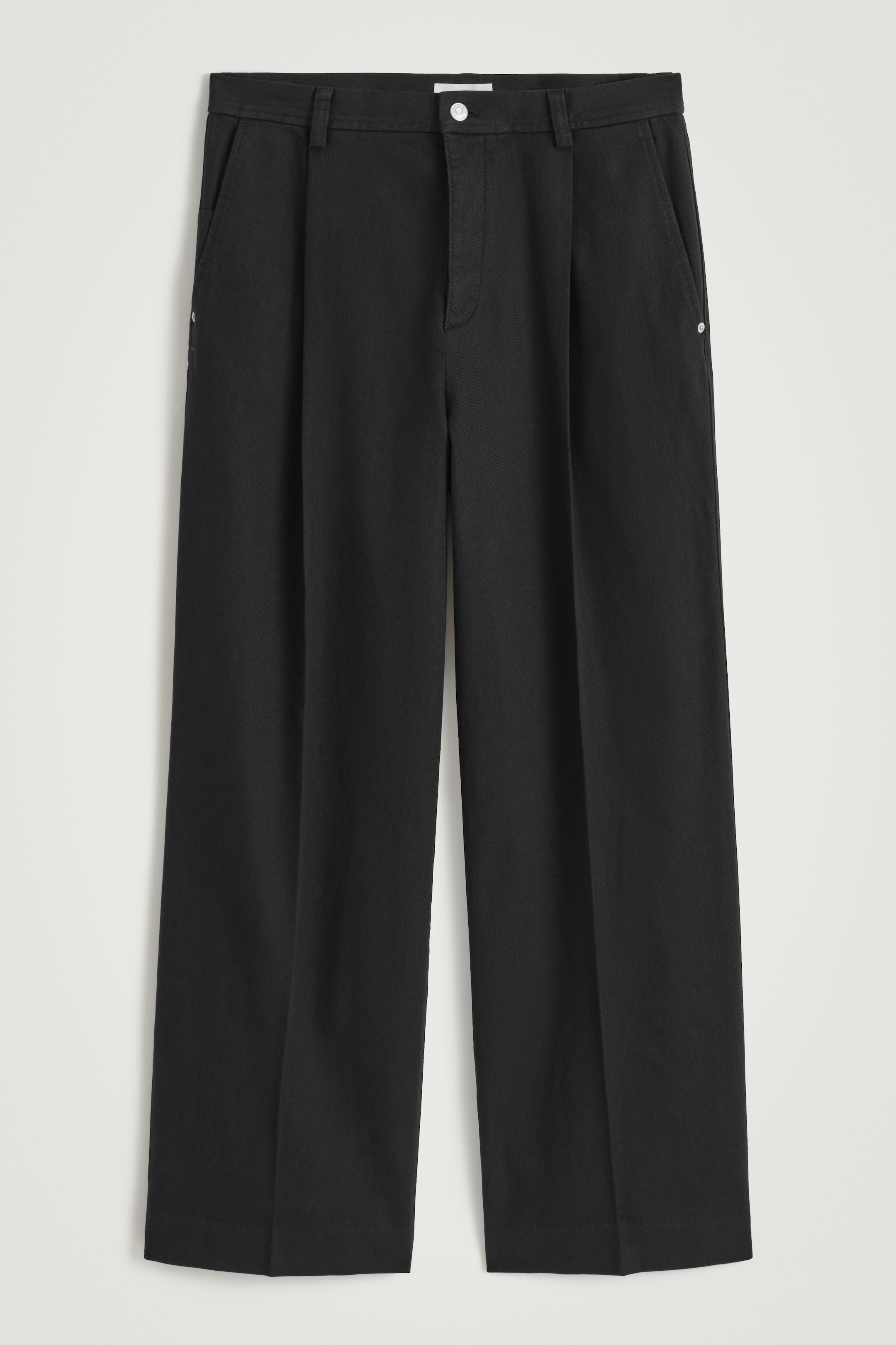 Ver imagen más grande: PANTALONES DENIM PLISADOS CON PERNERA ANCHA - NEGRO - HOMBRE | H&M ES 6