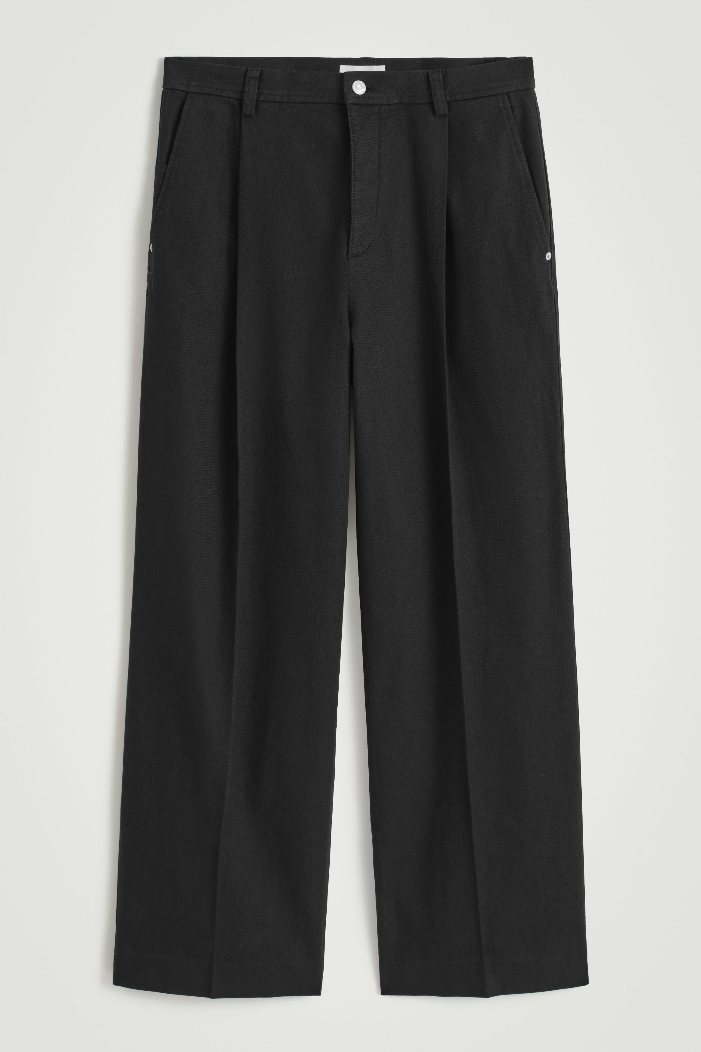 DECESOLO multi-pleated cropped pantsブラック DECESOLO – ULTIMUS