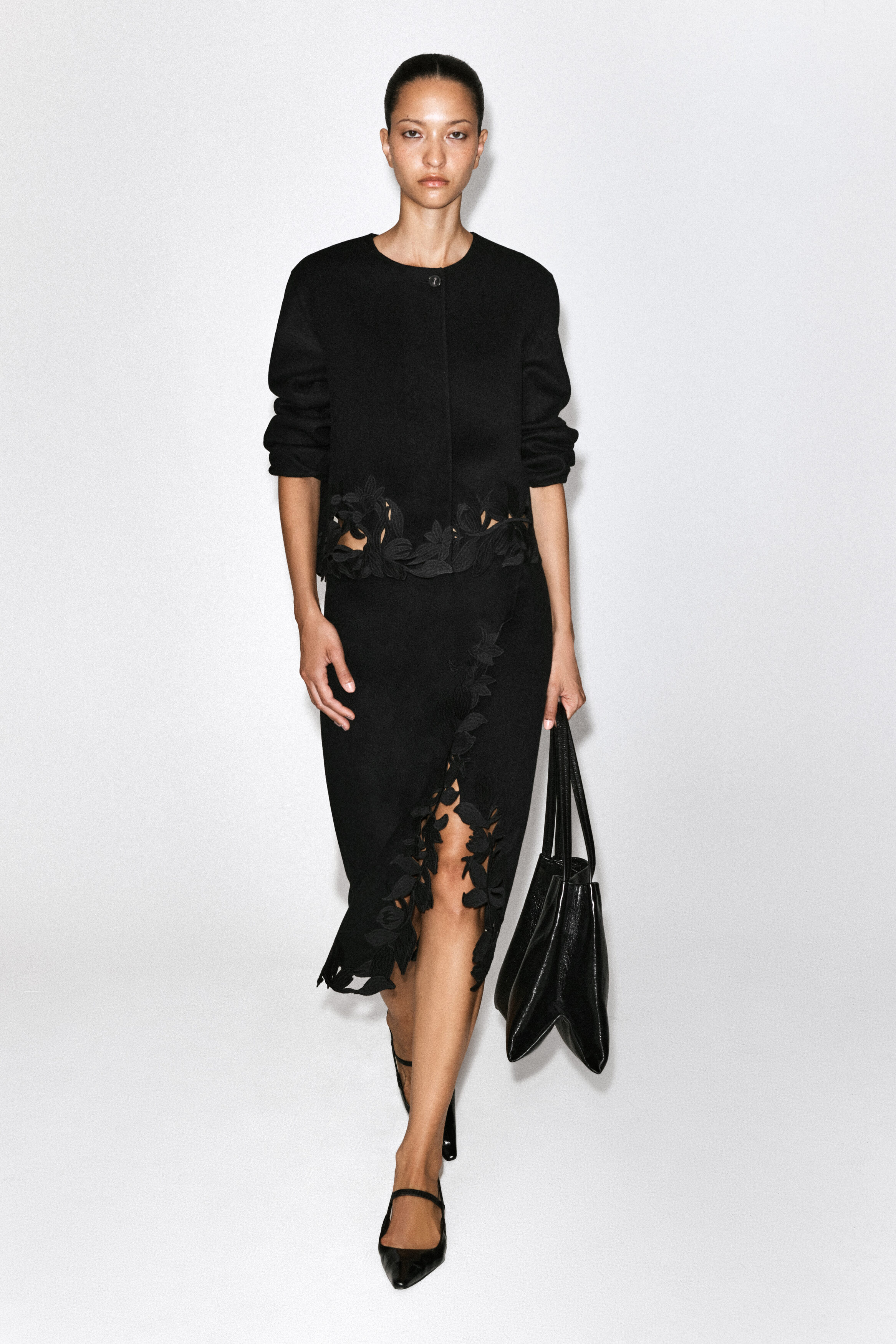 Embroidered Double-Faced Wool Jacket by COS