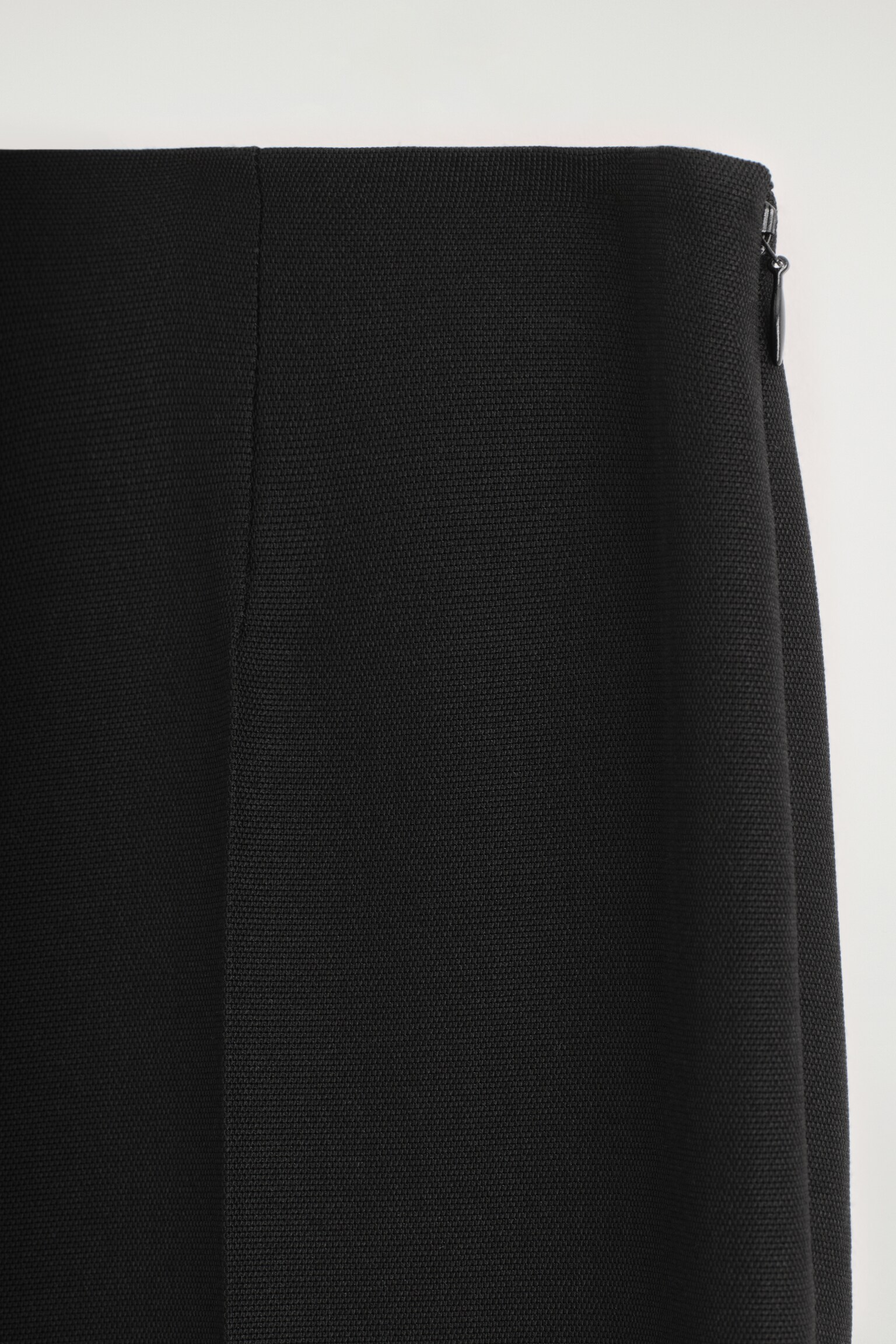 ELEGANTE HOSE AUS WOLL-MIX - SCHWARZ - 5