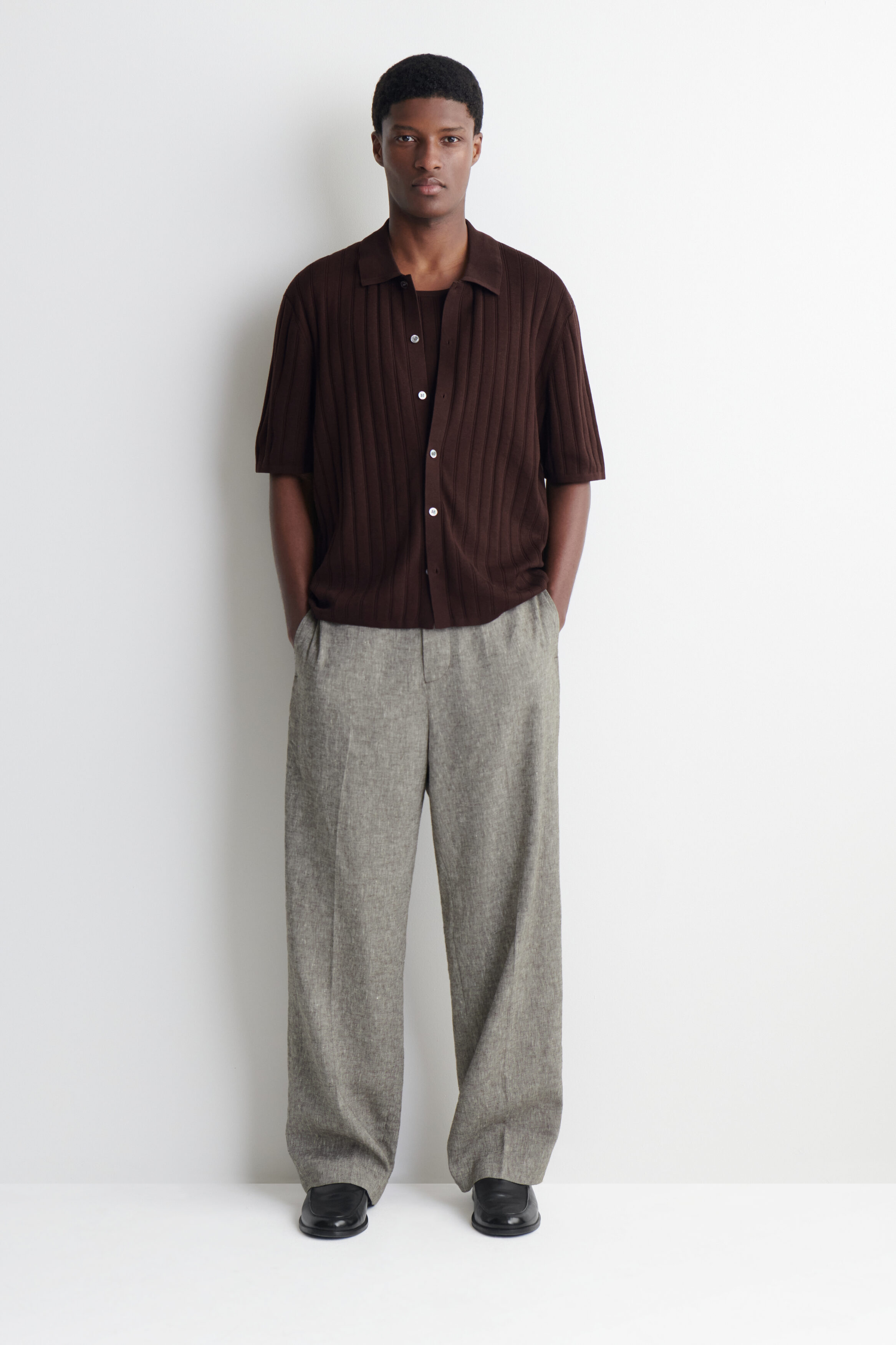 COS ニットオーバーシャツ HAIRY-KNIT OVERSHIRT | BADGOISERN-ASKOE.AT