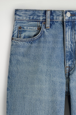 CHORD STRAIGHT-LEG JEANS — FADED BLUE 5