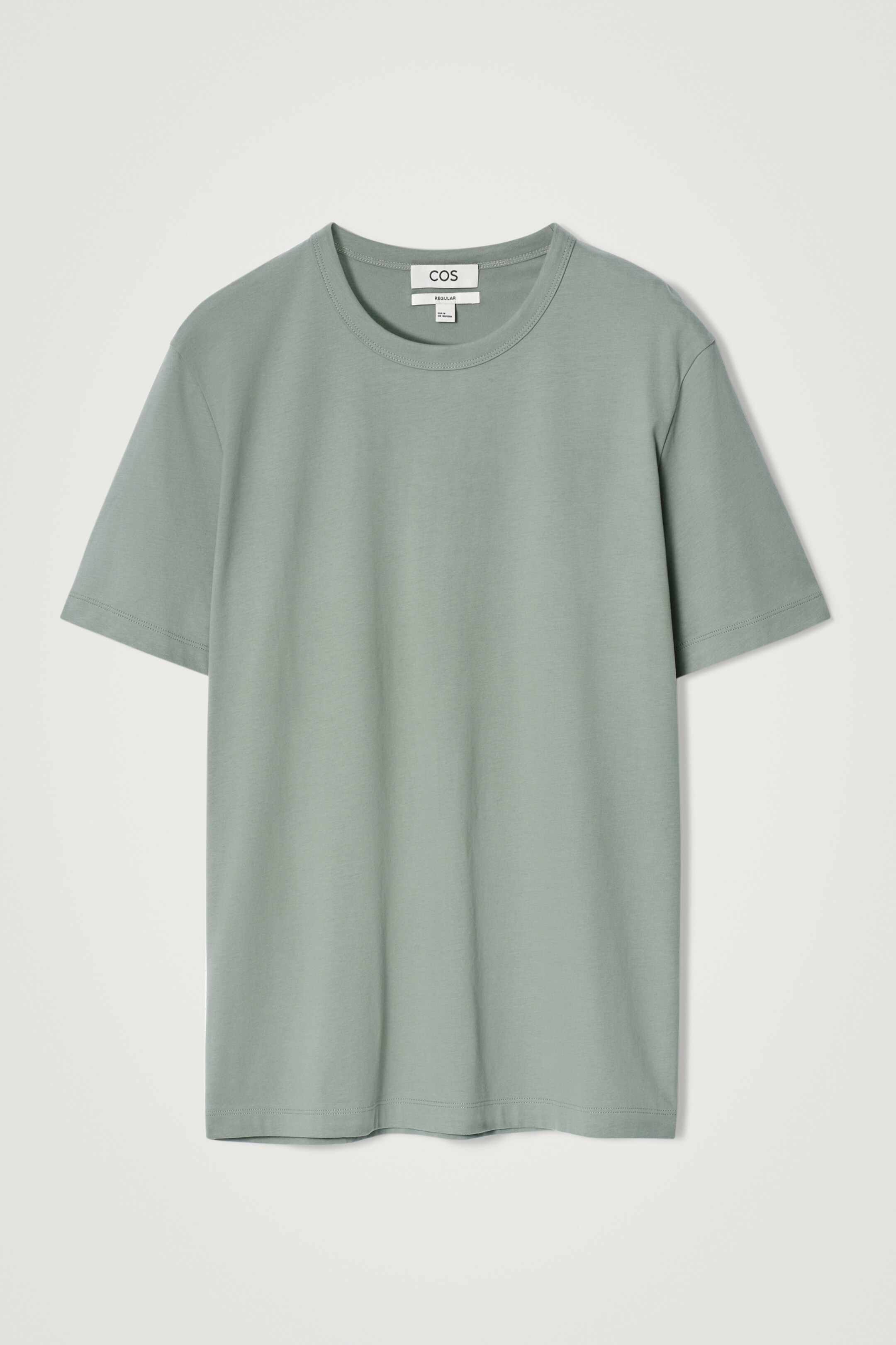 Grösseres Bild ansehen: T-SHIRT AUS GEBÜRSTETER BAUMWOLLE - GRÜN - HERREN | H&M CH 5