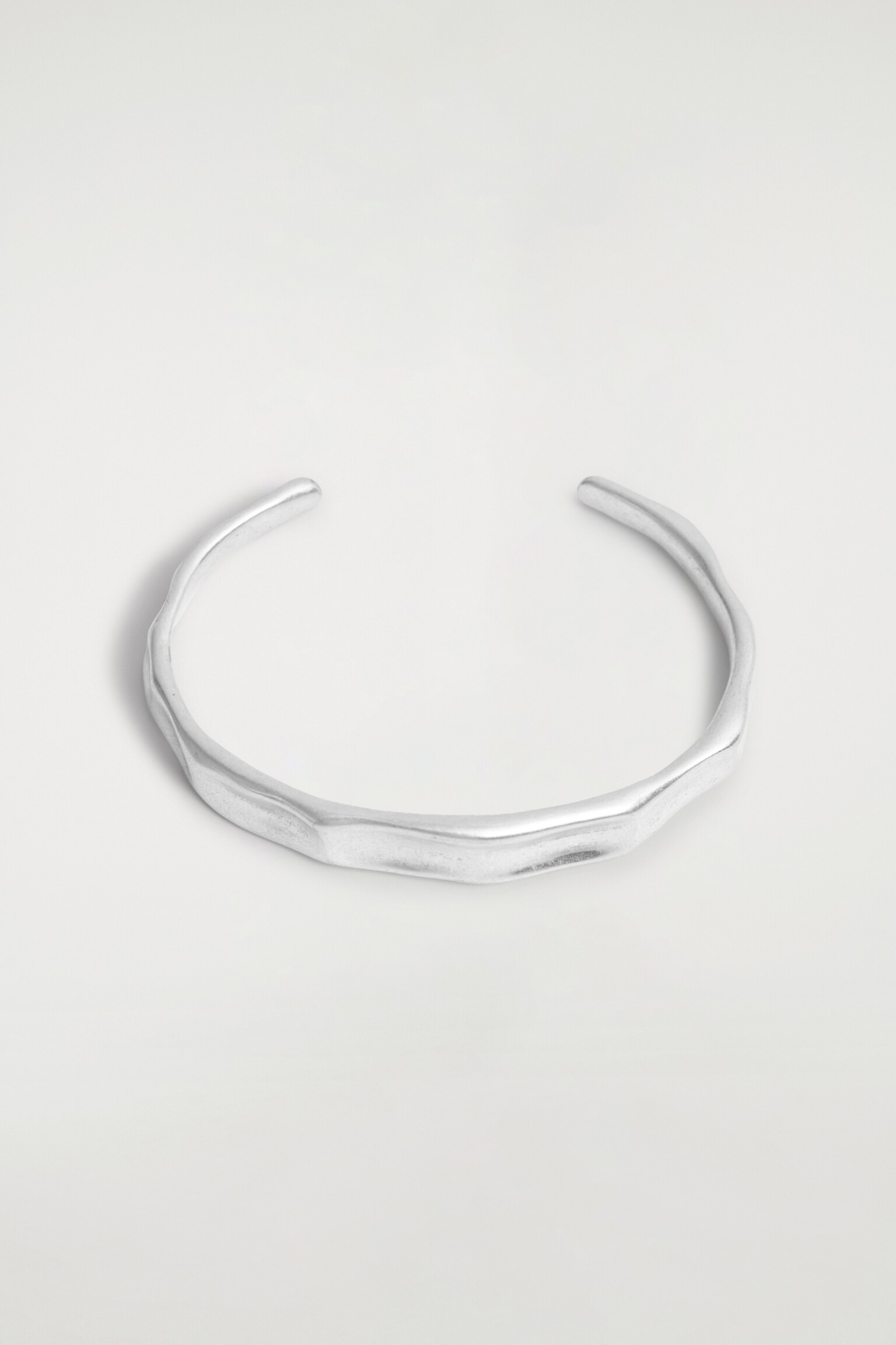 BRACELET JONC MARTELÉ - ARGENTÉ - 3