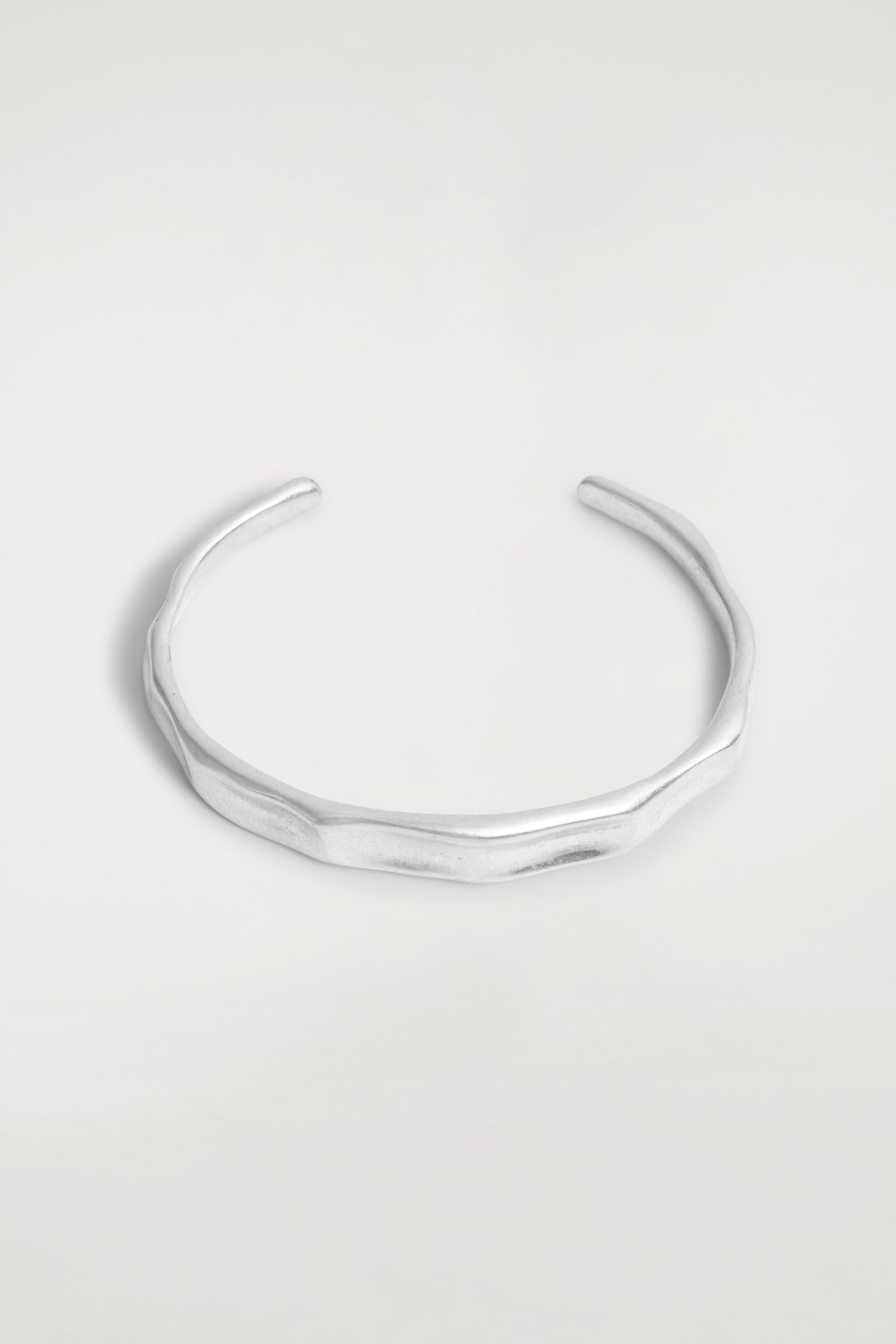 BRACELET JONC MARTELÉ - ARGENTÉ - 3