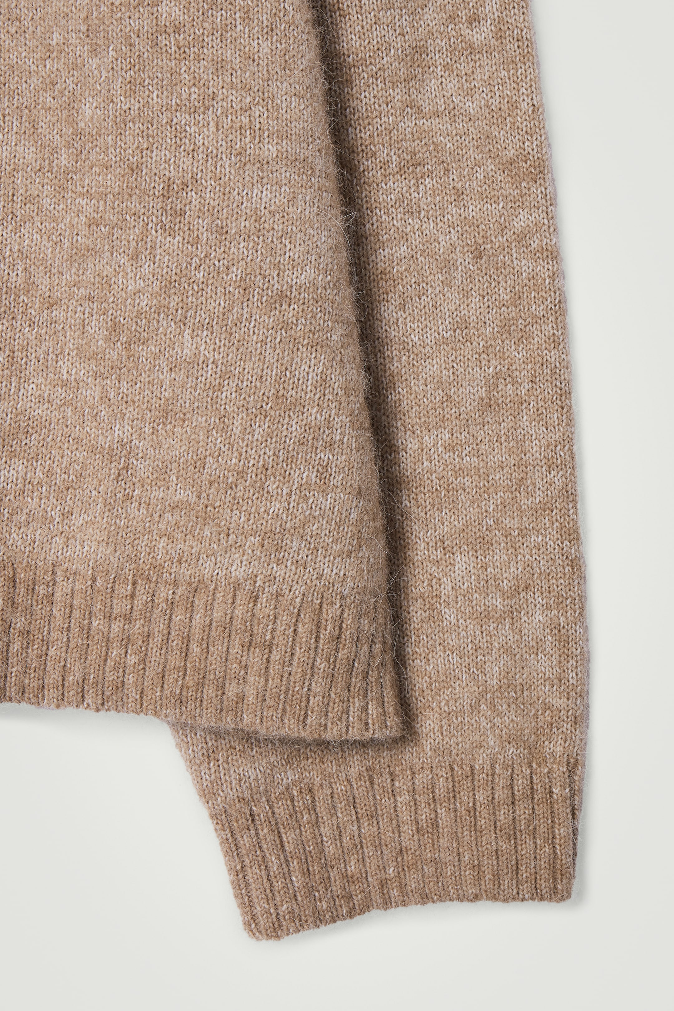 View larger image: OVERSIZED ALPACA-BLEND JUMPER - BEIGE MÉLANGE - Men | H&M GB 8