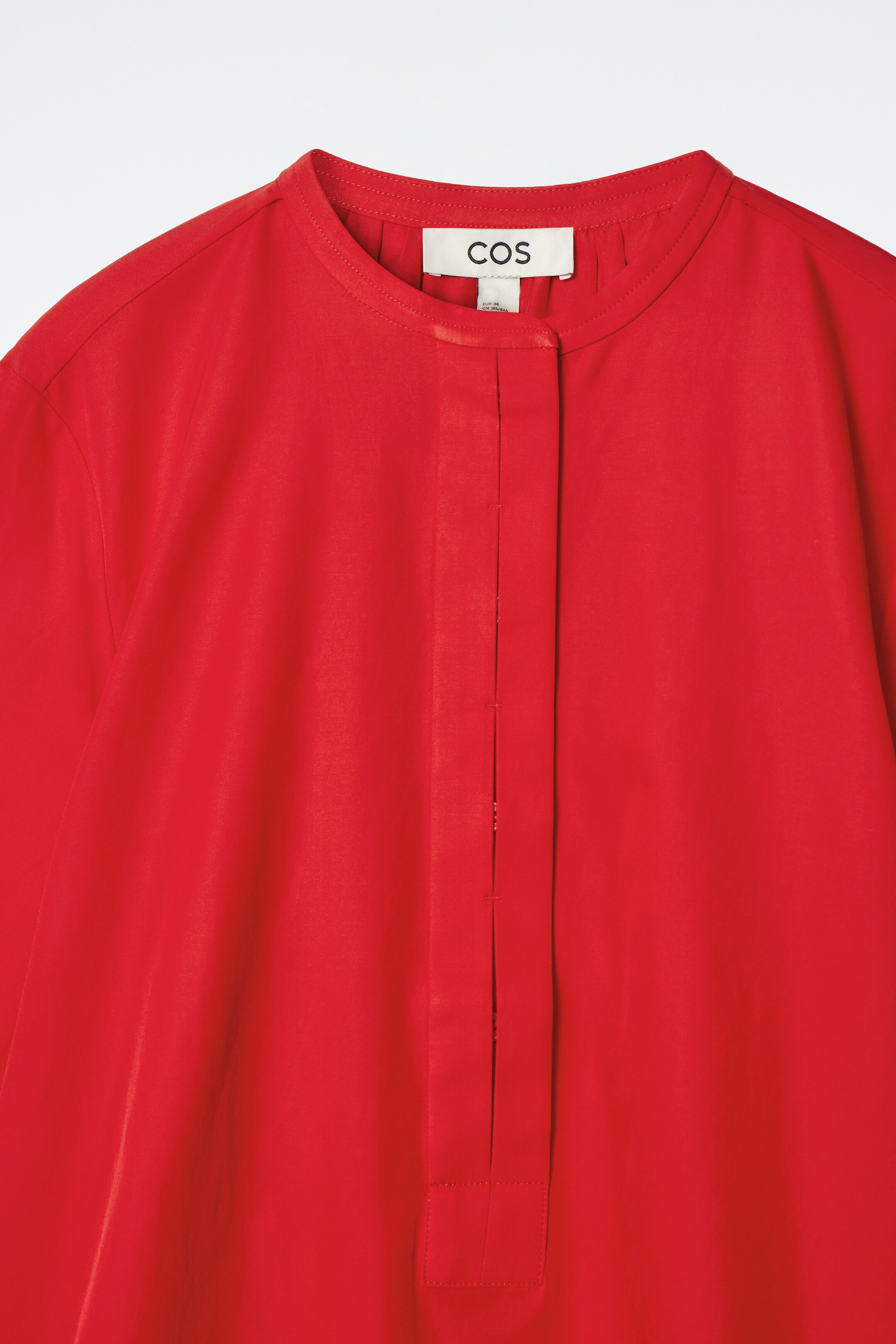 Agrandir l'image: BLOUSE À MANCHES BALLON EN SOIE - ROUGE - FEMME | H&M CH 8