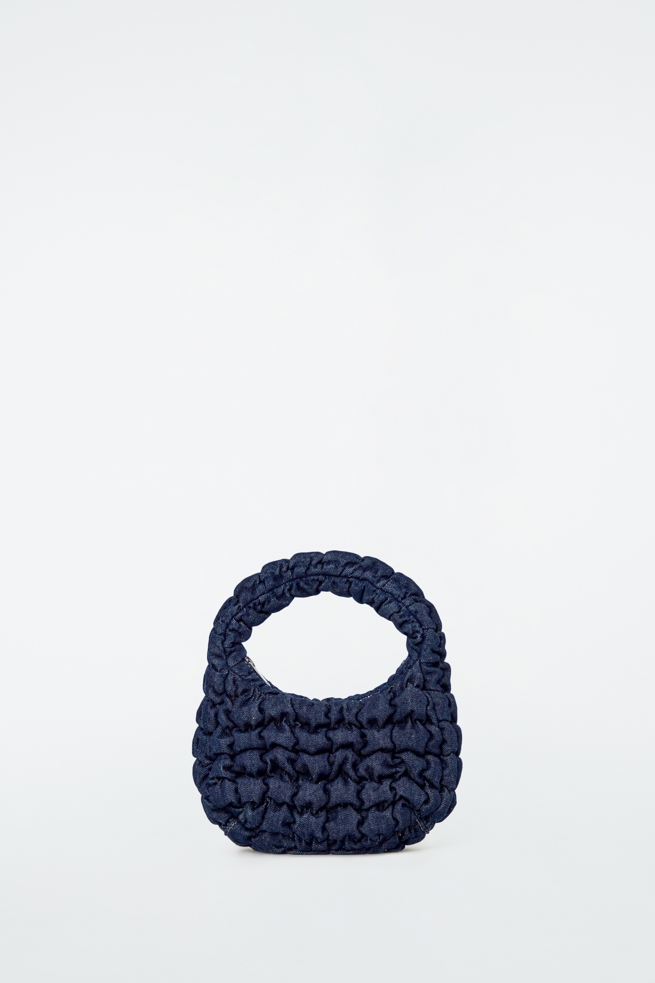 Grotere afbeelding bekijken: QUILTED MICRO BAG - DARK BLUE / DENIM - DAMES | H&M NL 1