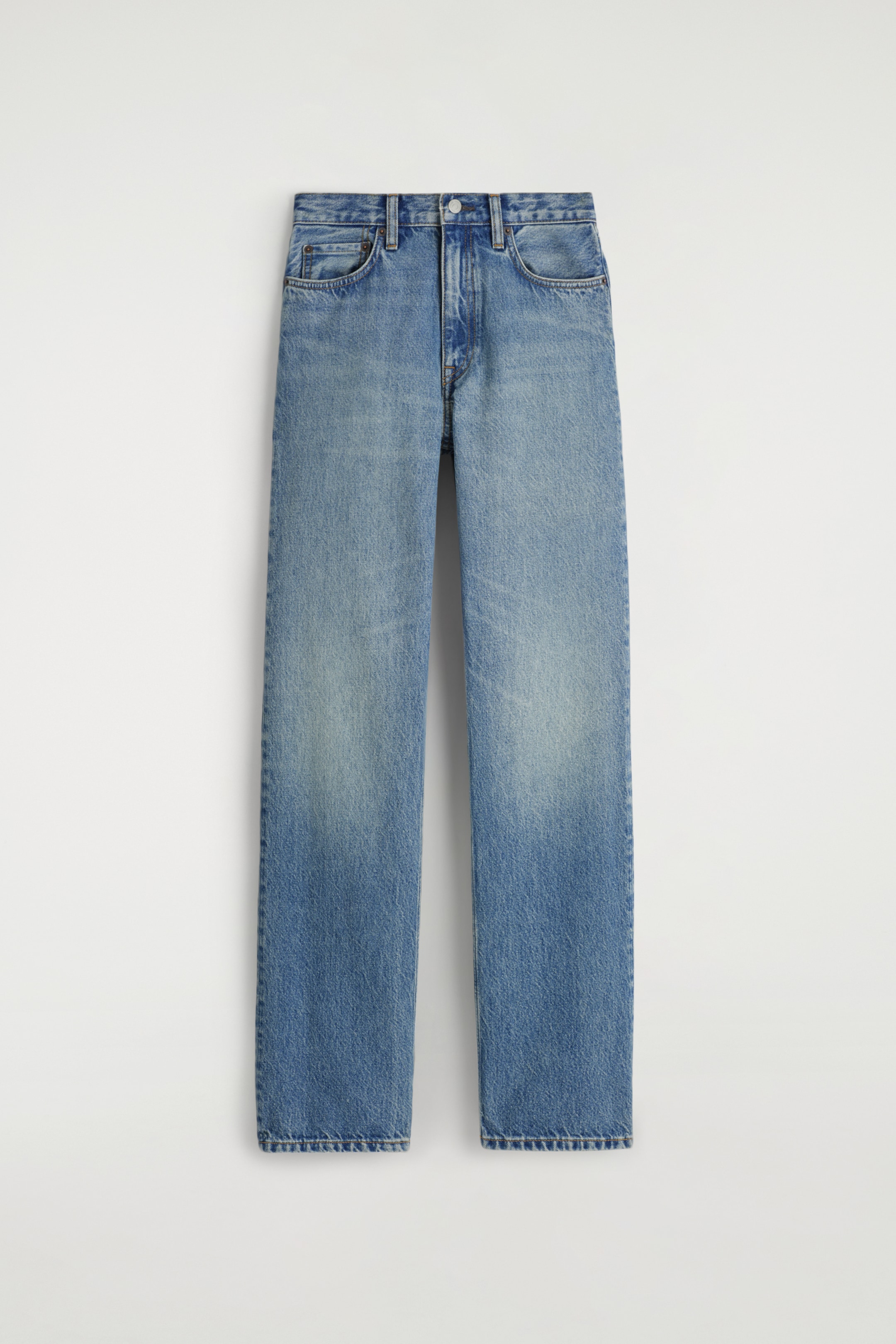 Agrandir l'image: JEAN REPRISE DROIT - BLEU DÉLAVÉ - FEMME | H&M CH 5