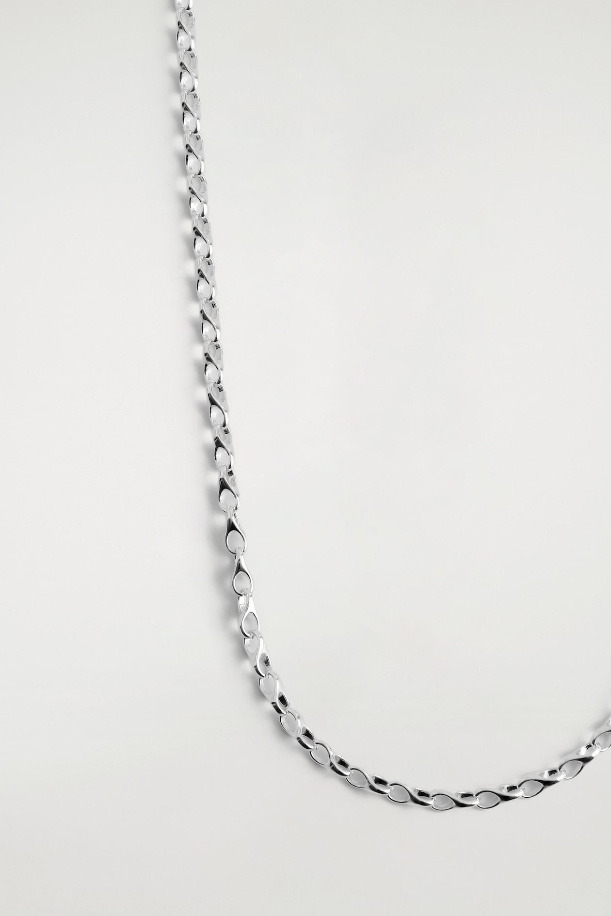 Catena in argento 925 realizzata in maglia rolò