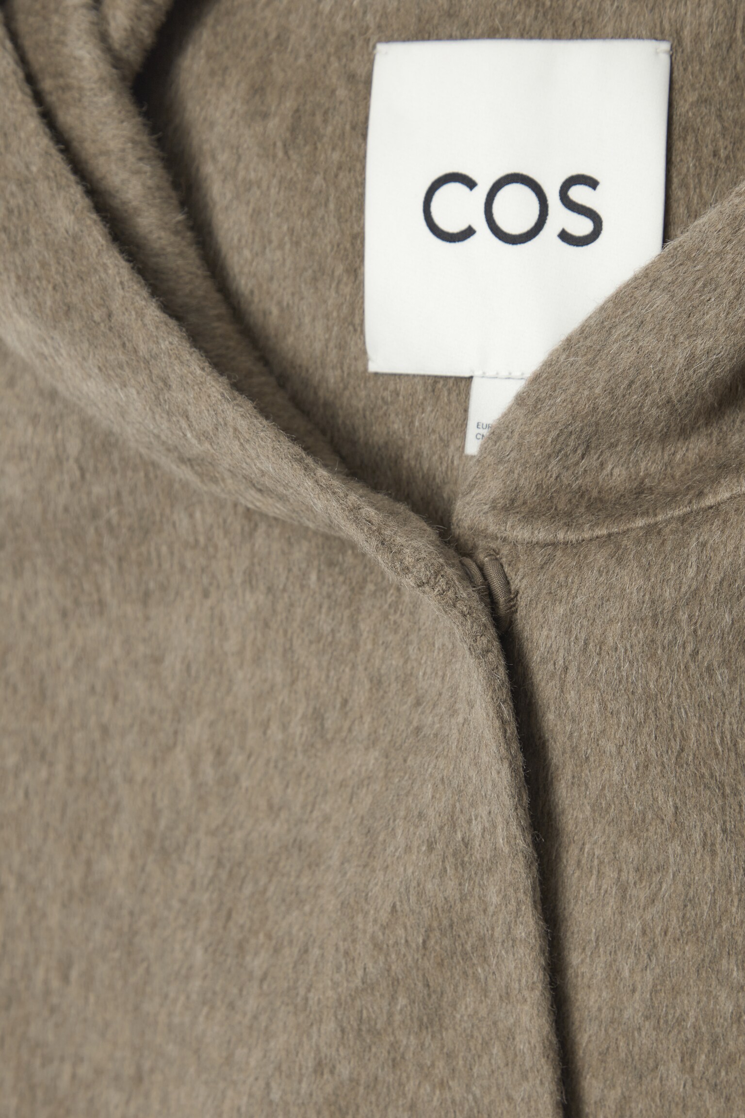 DOUBLE-FACED WOOL HYBRID HOOD - MOLE - 2