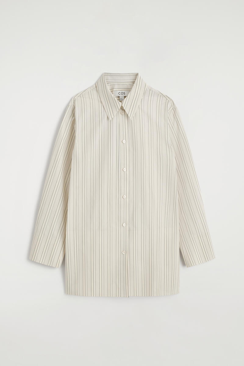 Bonded-Panel Cotton Shirt