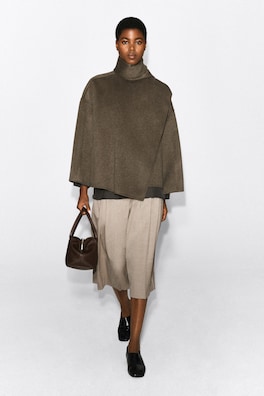 SCARF JACKET — BROWN 1