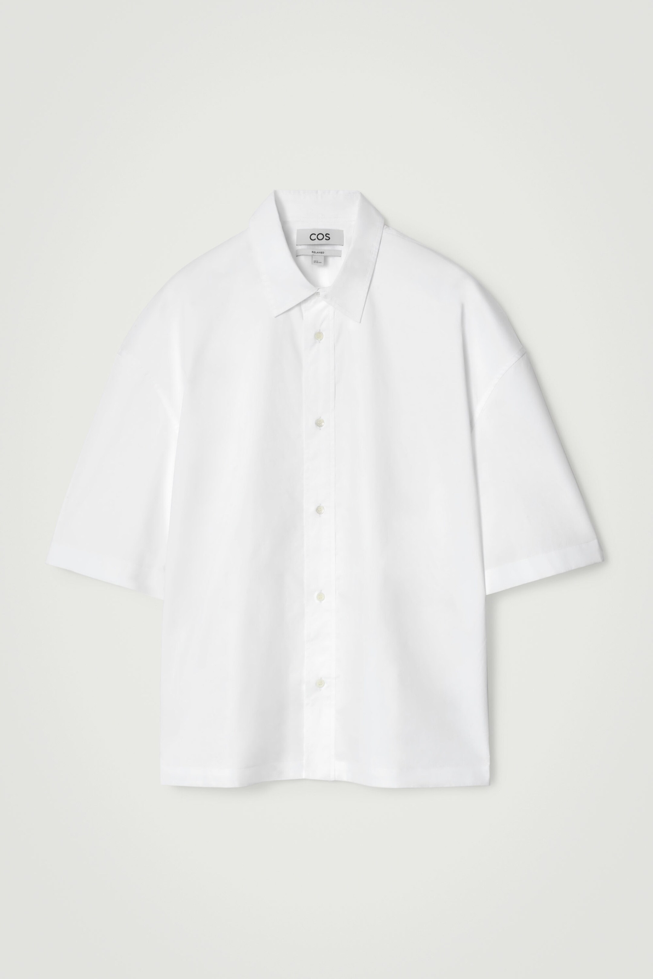 Camicia Estiva Cromoncent A Maniche Corte, Quadri, Con Tasca, Bianco, Taglia XX-Large