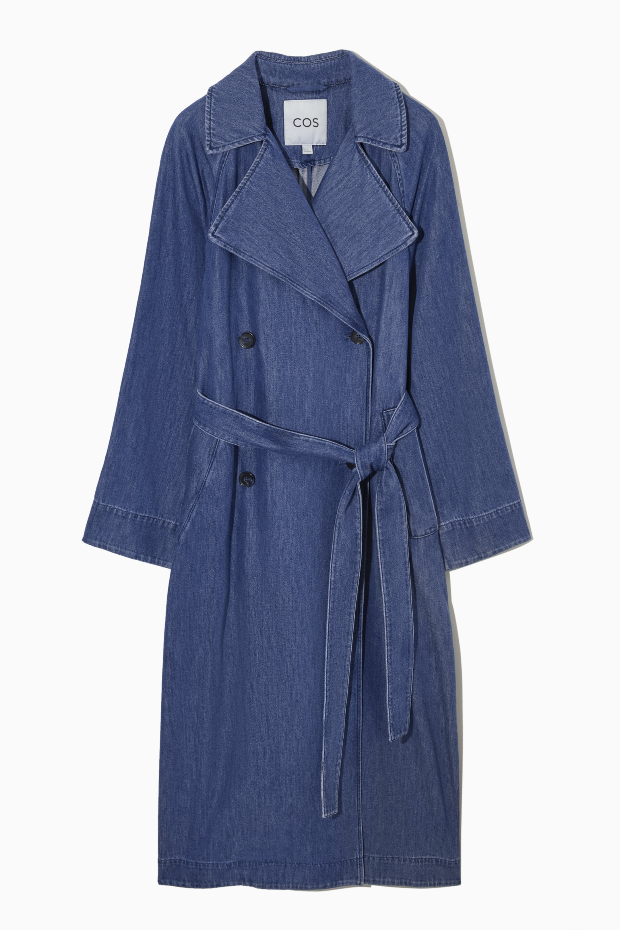 View larger image: BELTED DENIM TRENCH COAT - LIGHT BLUE - Ladies | H&M GB 1