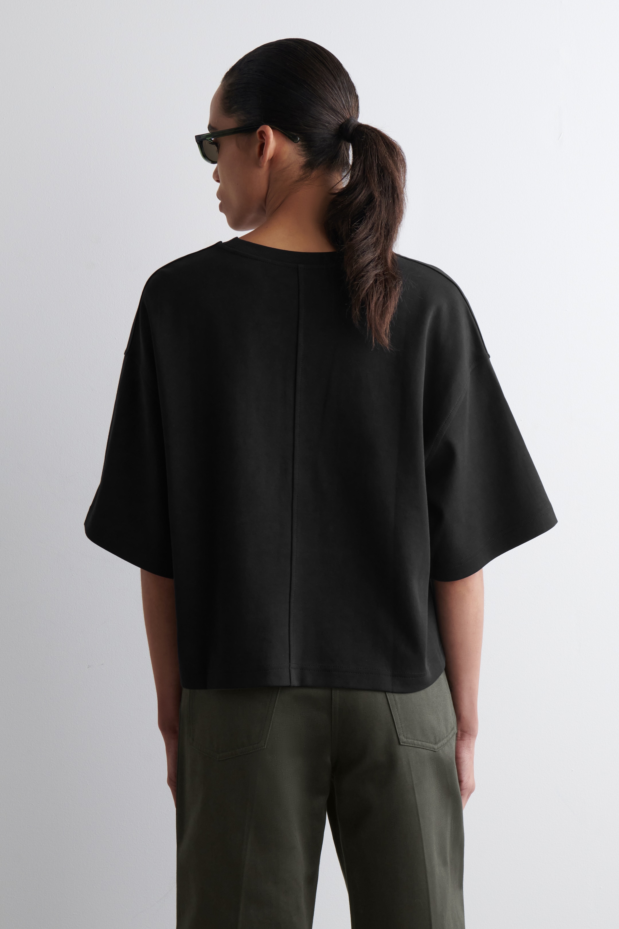 Grotere afbeelding bekijken: Oversized boxy T-shirt - ZWART - DAMES | H&M BE 8