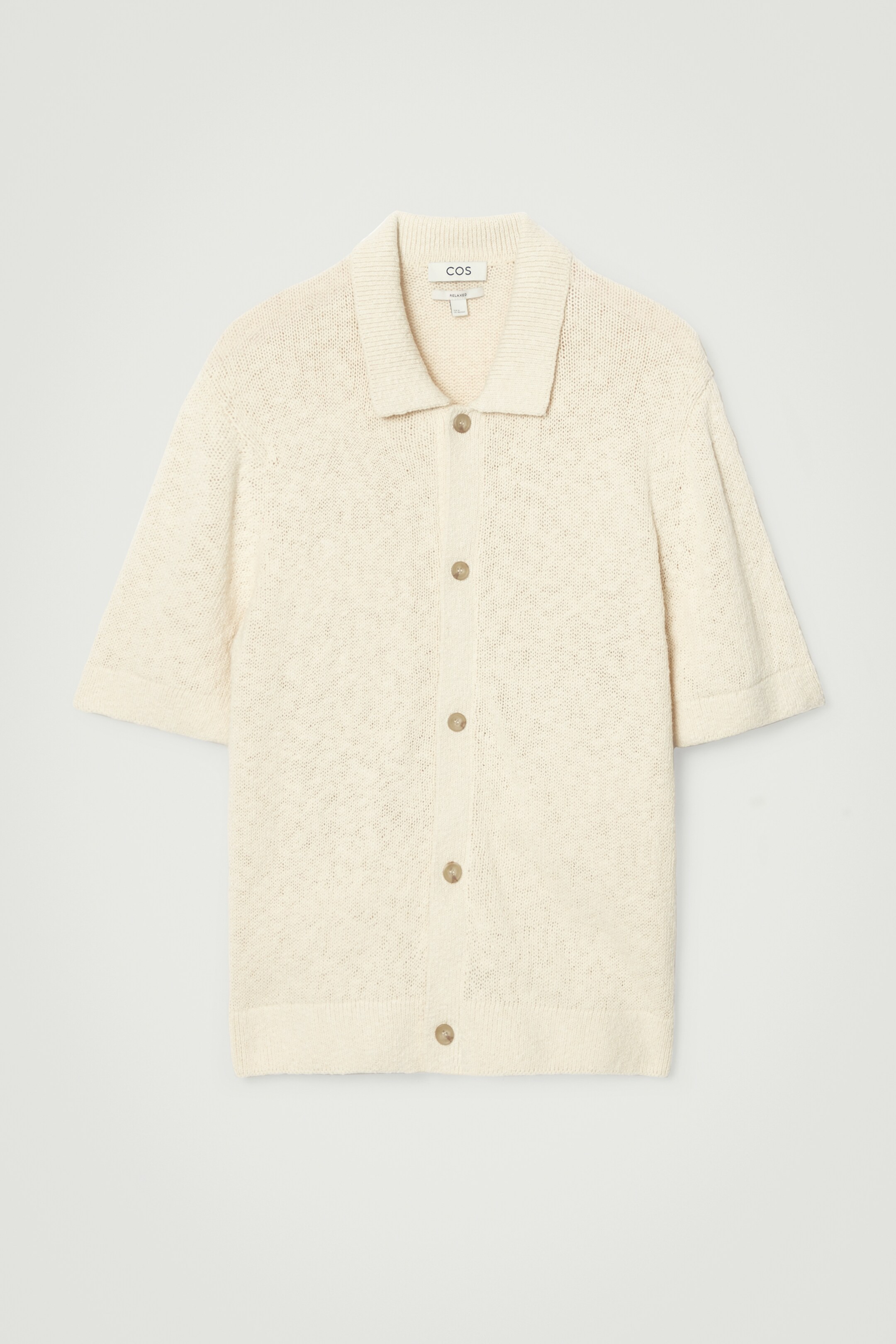 Ingrandisci l'immagine: RELAXED MÉLANGE-KNIT SHIRT - OATMEAL MÉLANGE - UOMO | H&M CH 1