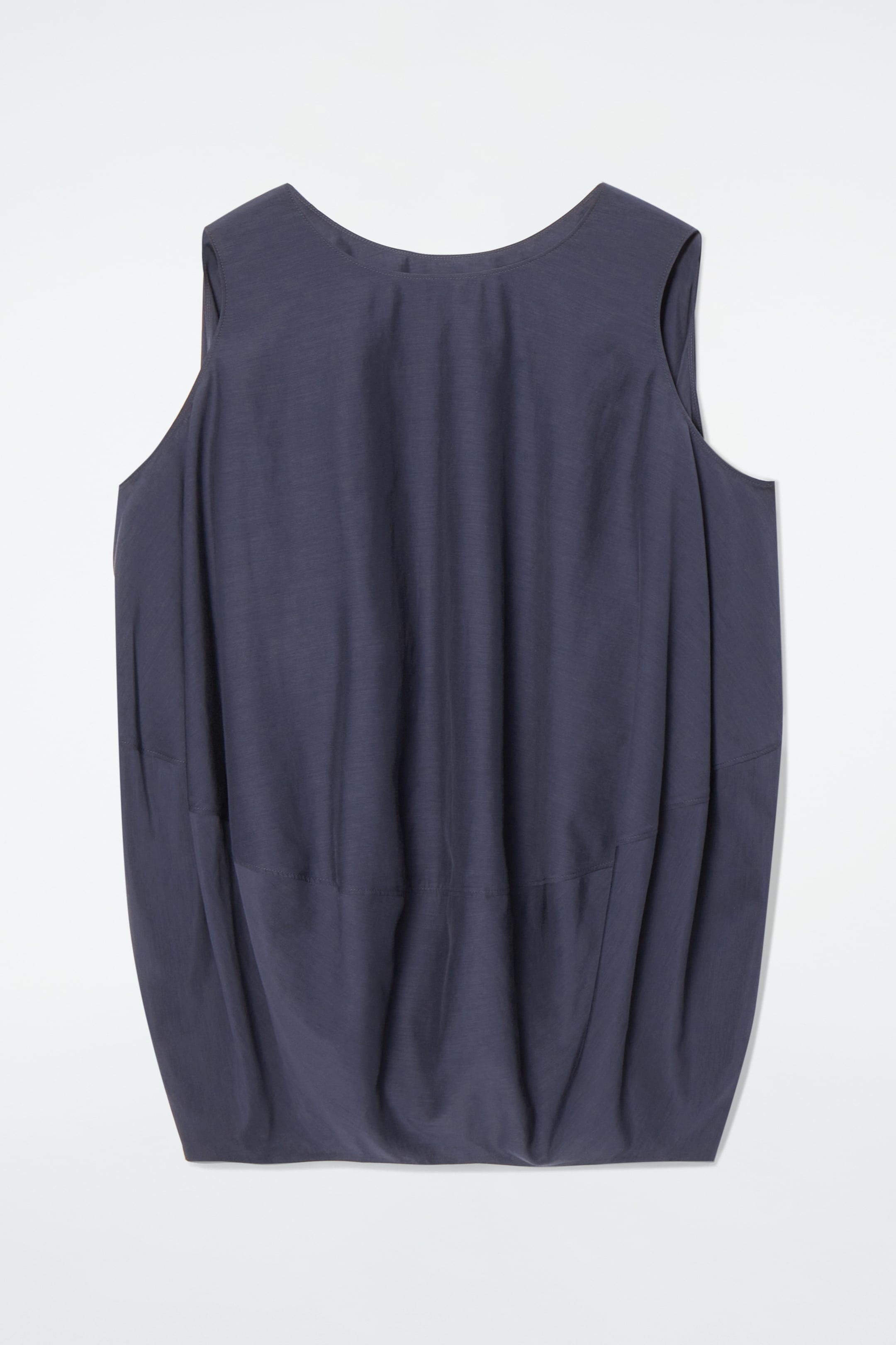 Grösseres Bild ansehen: ÄRMELLOSES OBERTEIL MIT BUBBLE-SAUM - NAVYBLAU - DAMEN | H&M CH 1