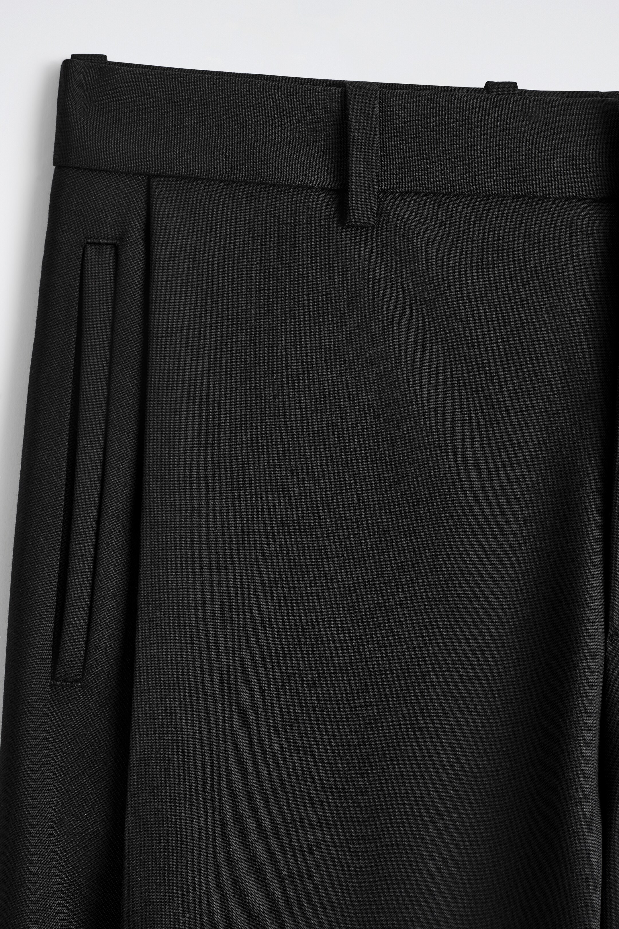 Agrandir l'image: PANTALON LARGE À PLIS EN LAINE - NOIR - HOMME | H&M FR 7