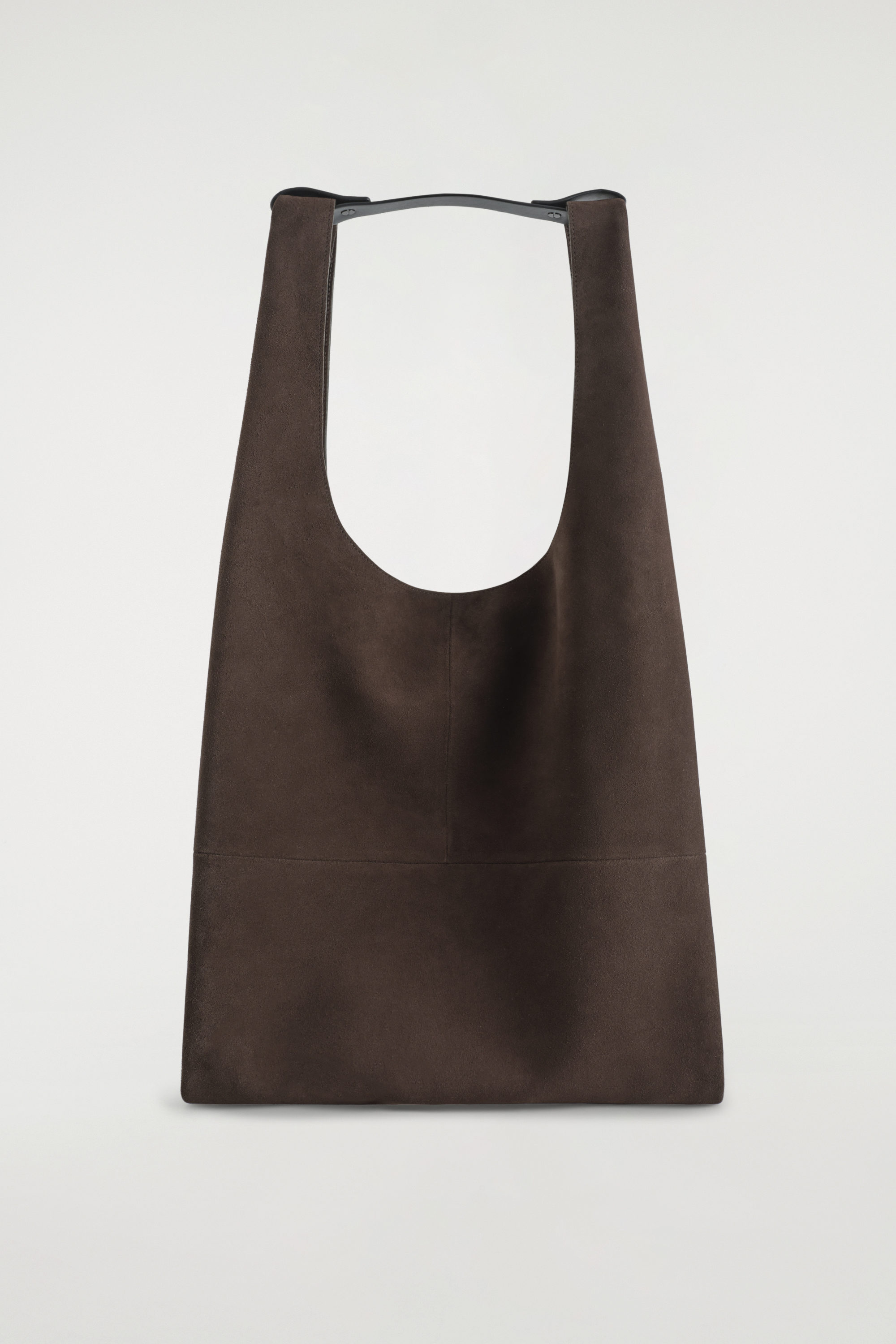 【COS】SLOUCHY TOTE - SUEDE SLOUCHY TOTE - SUEDE - CHOCOLATE | COS US