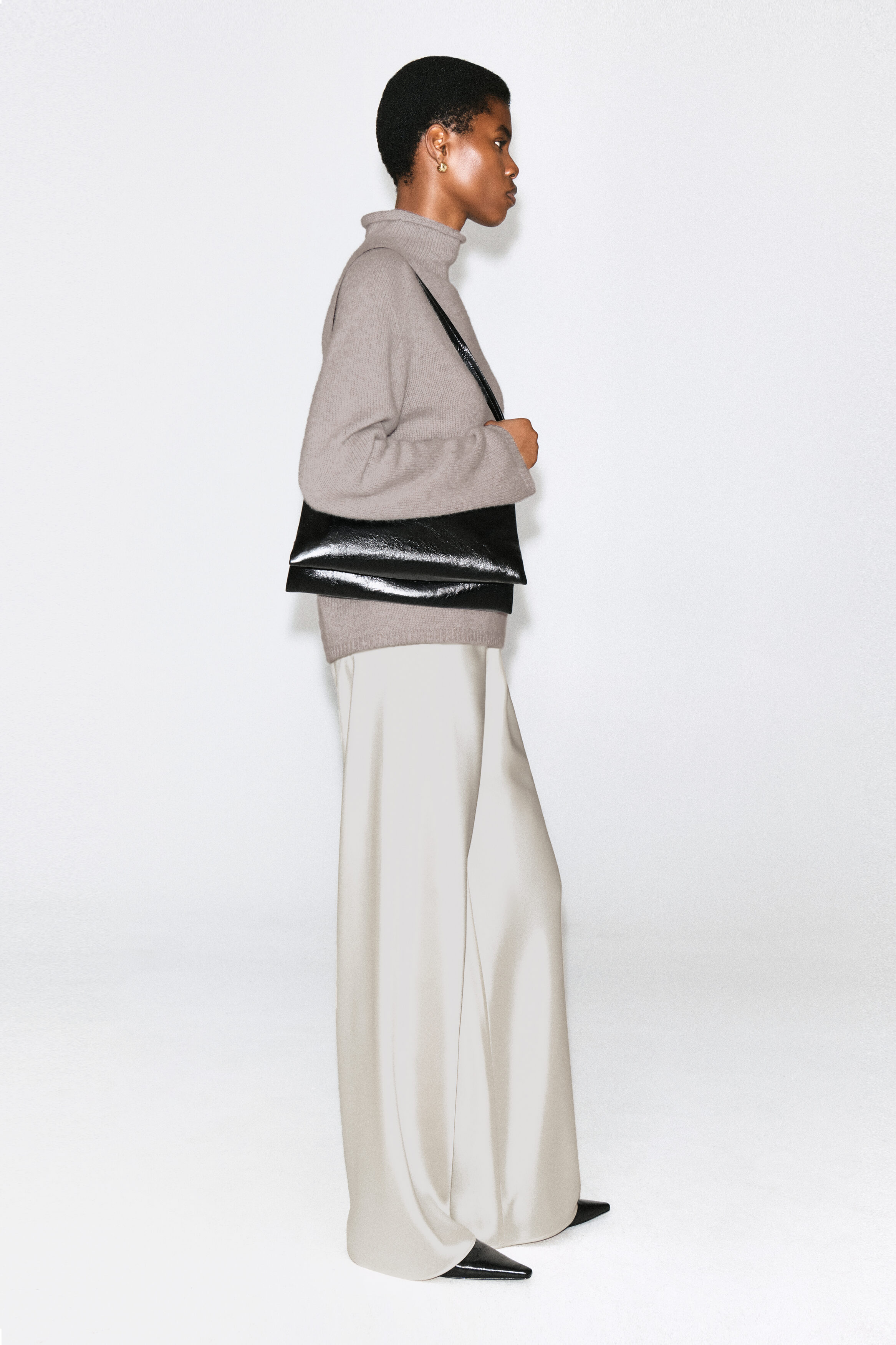 SATIN WIDE-LEG PANTS - thumbnail 9
