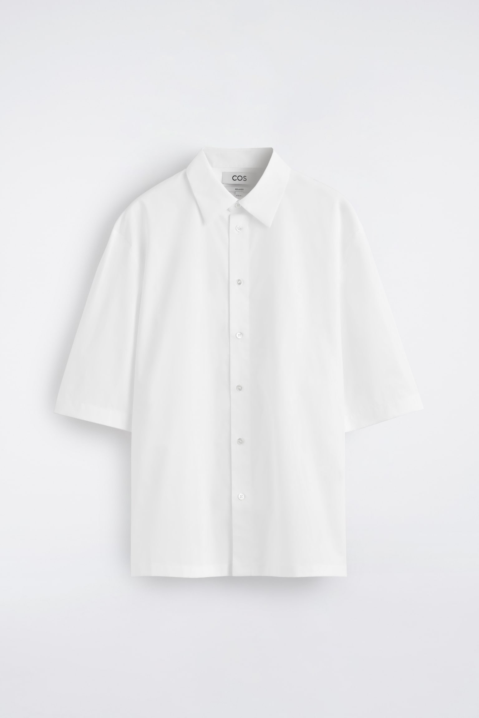 CAMISA DE MANGA CORTA DE ALGODÓN - BLANCO - 2