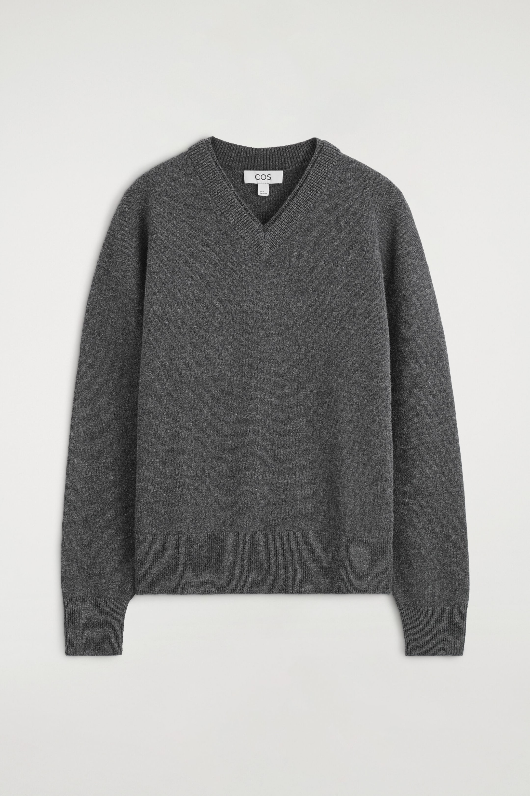 MERINO WOOL LAYERED V-NECK SWEATER