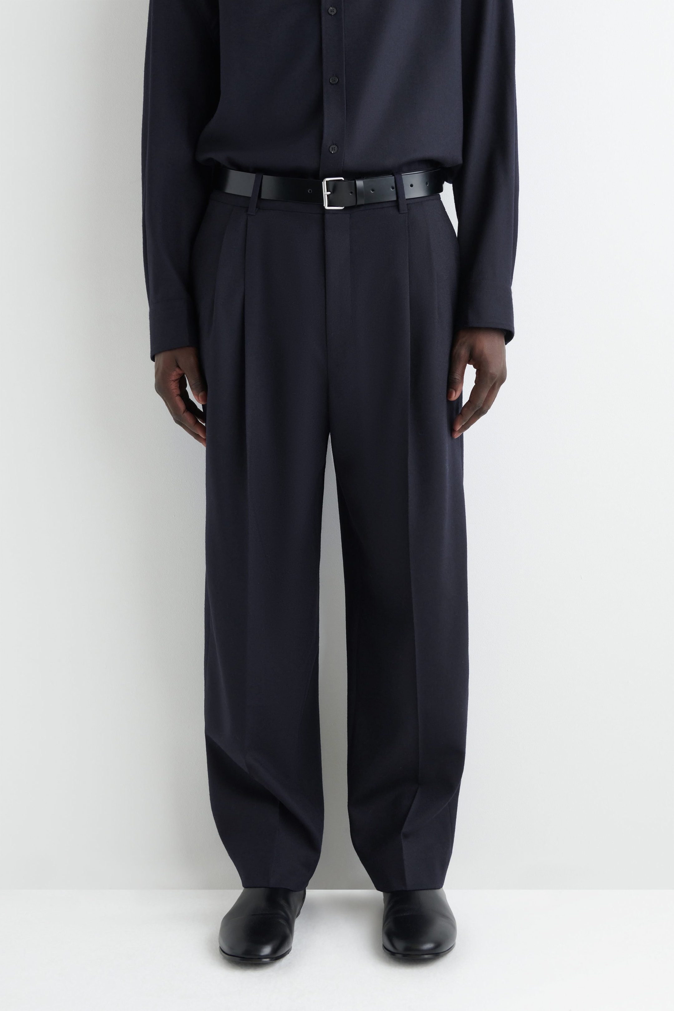WOOL-FLANNEL PANTS