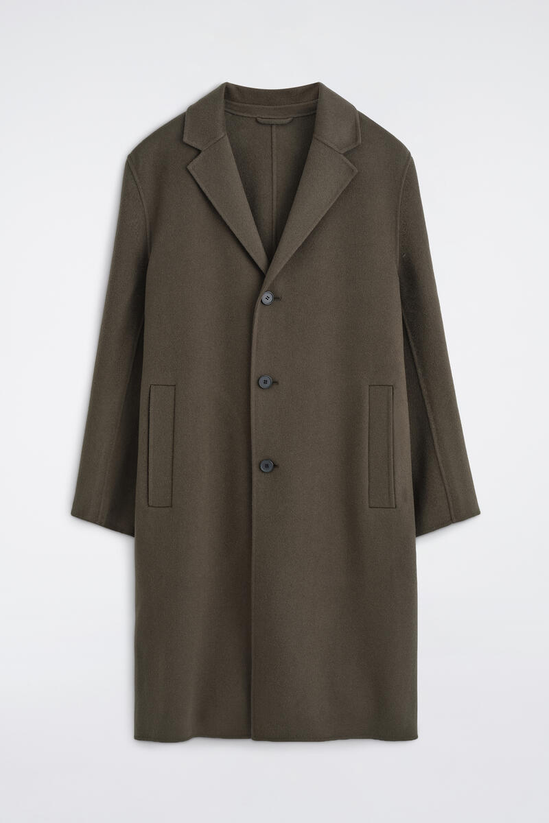 Tailored Double-Faced Wool-Blend Coat
