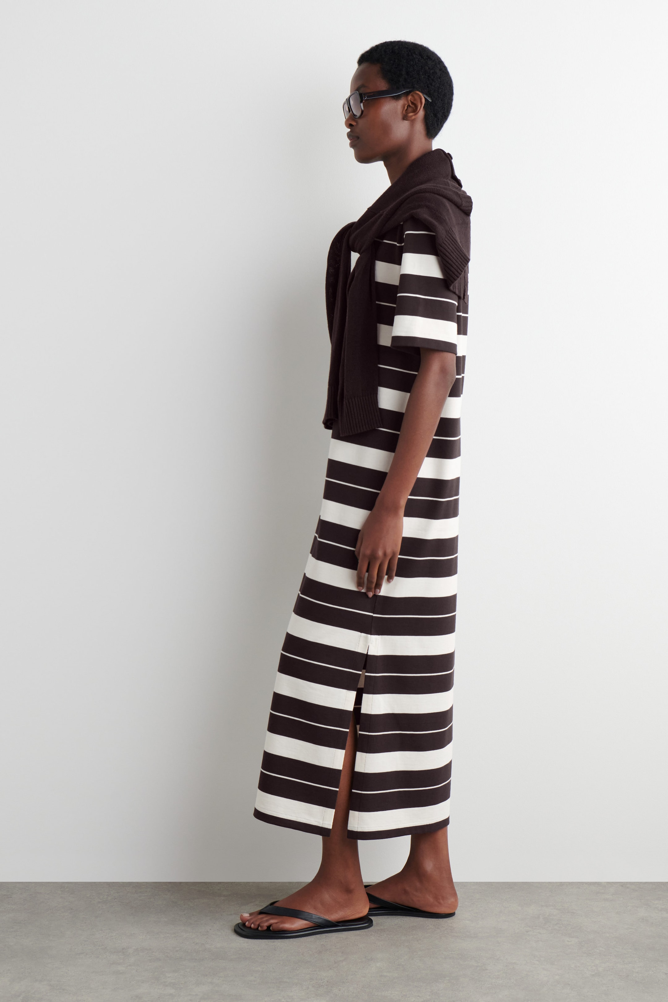 COTTON MIDI T-SHIRT DRESS