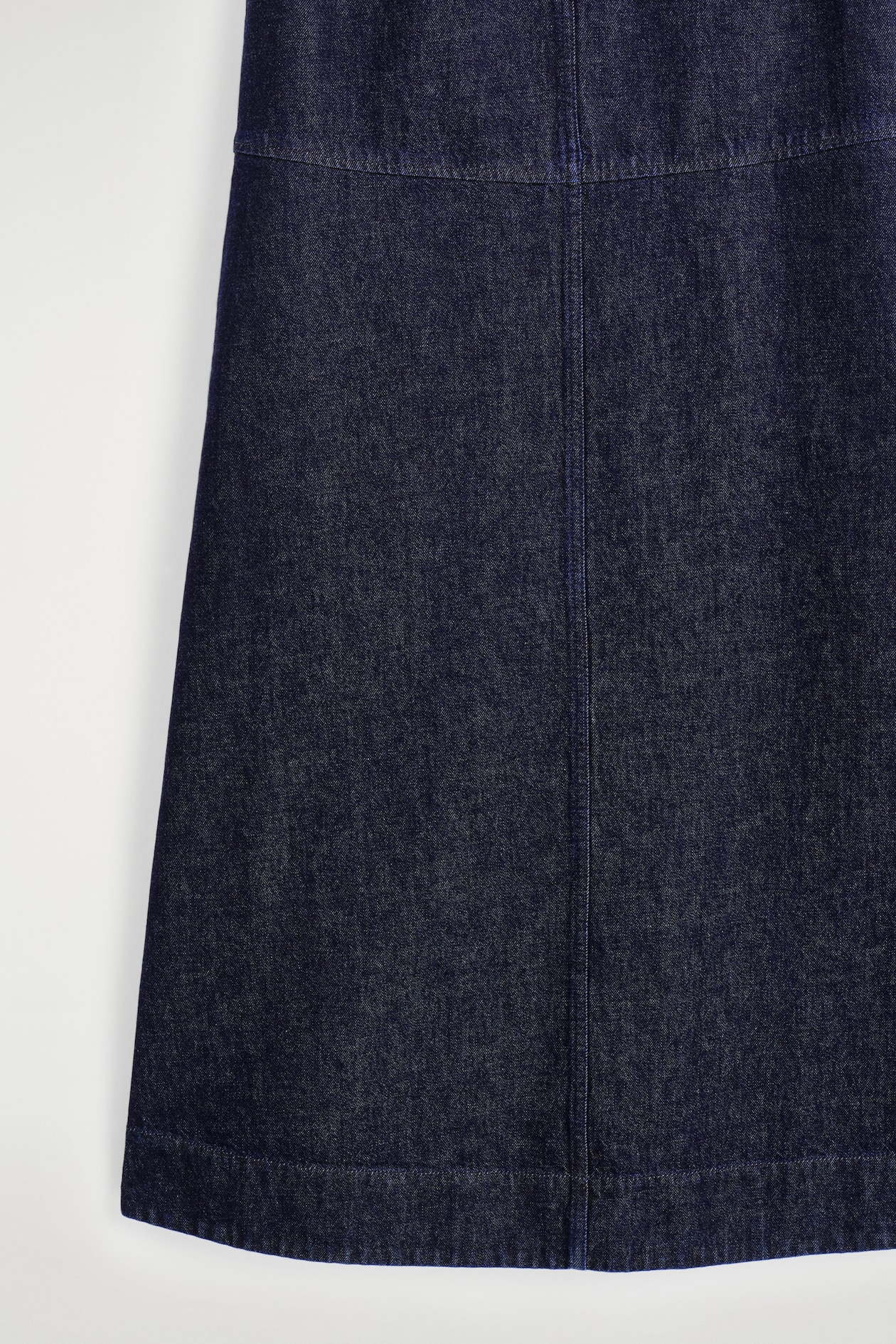 A-LINE DENIM MIDI DRESS - INDIGO | COS US
