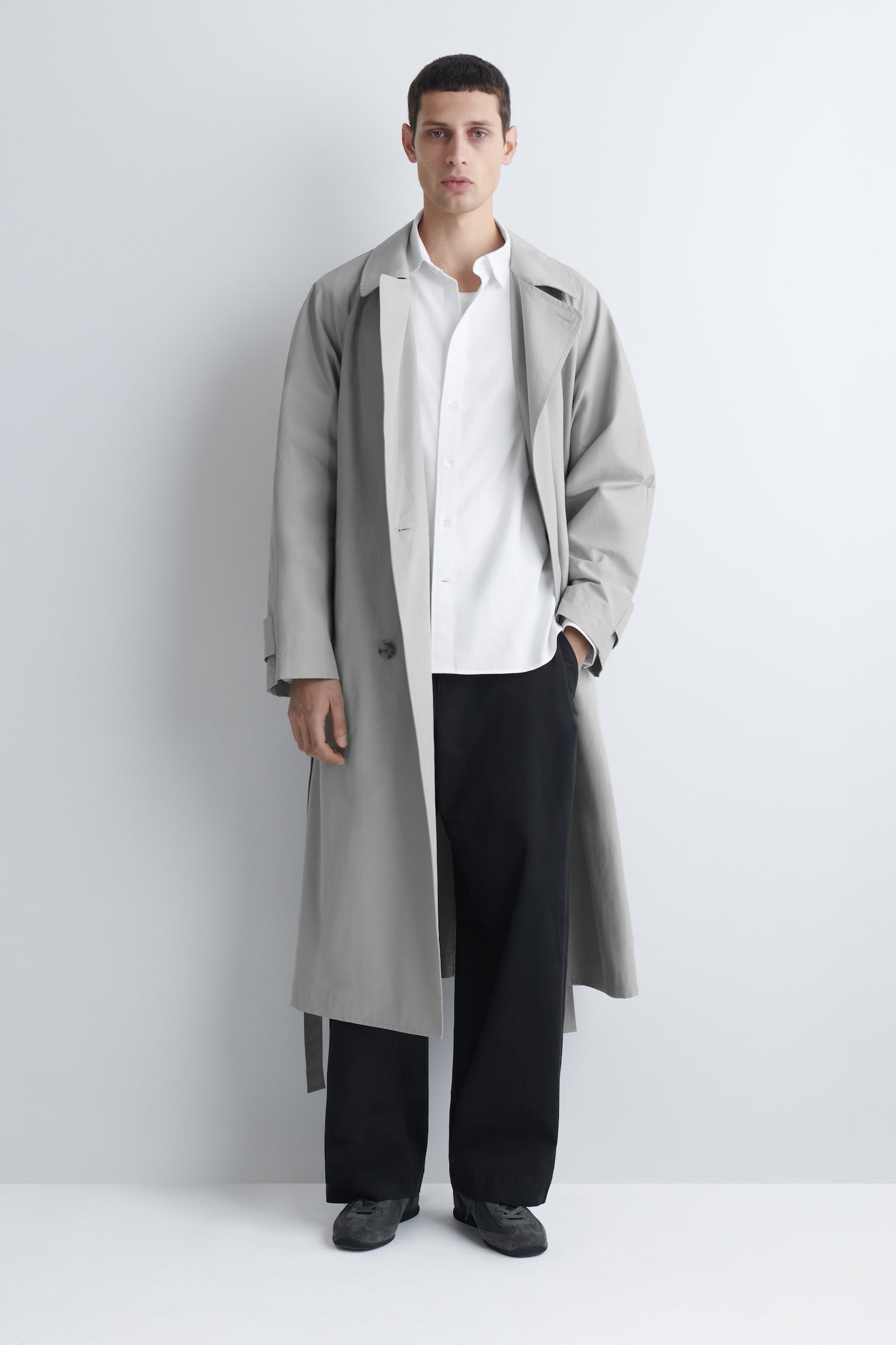 katoenen Oxford-overhemd - WIT/BLAUW / WIT / GESTREEPT - 5