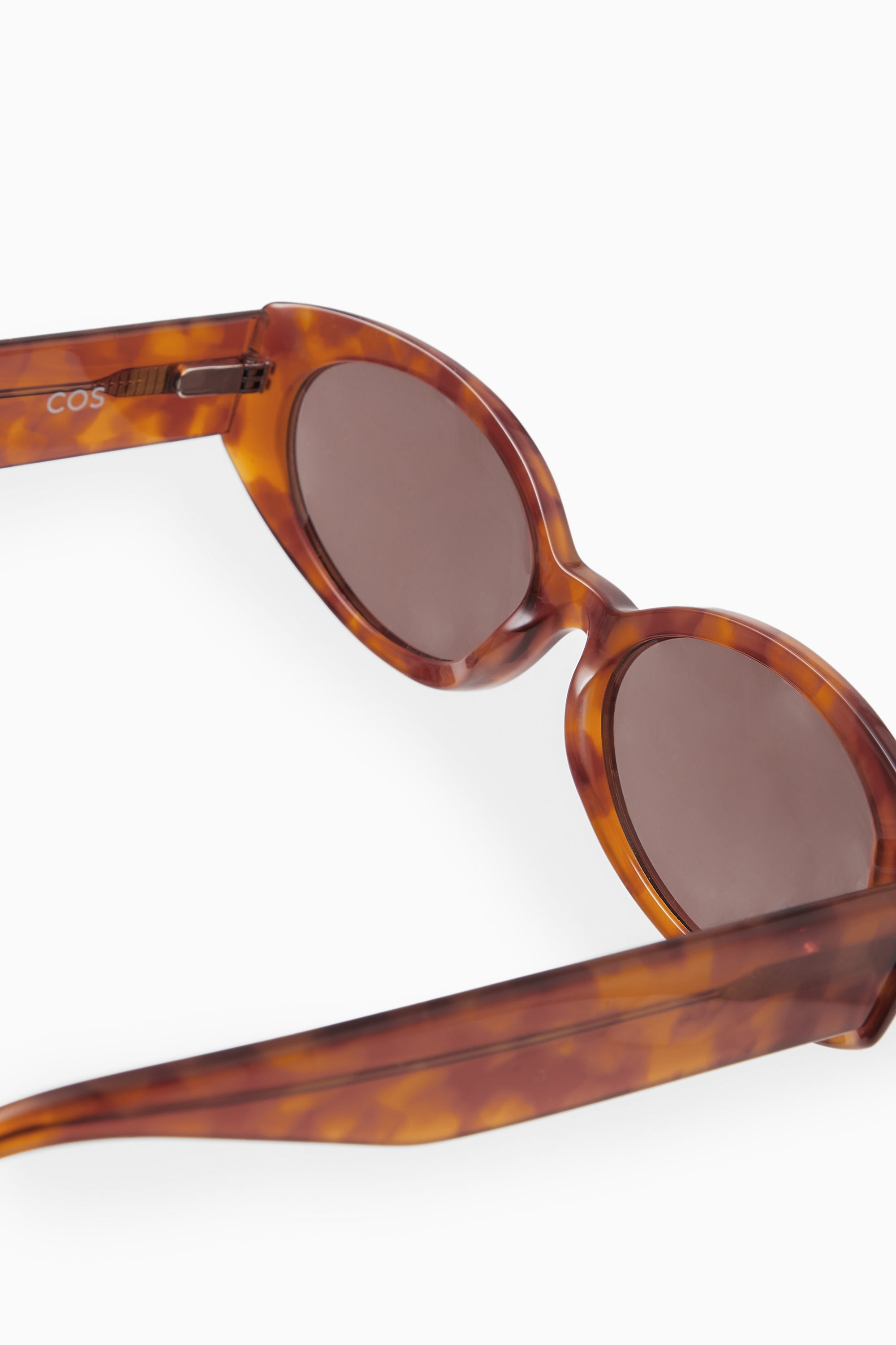 OVAL-FRAME SUNGLASSES - TORTOISESHELL | COS