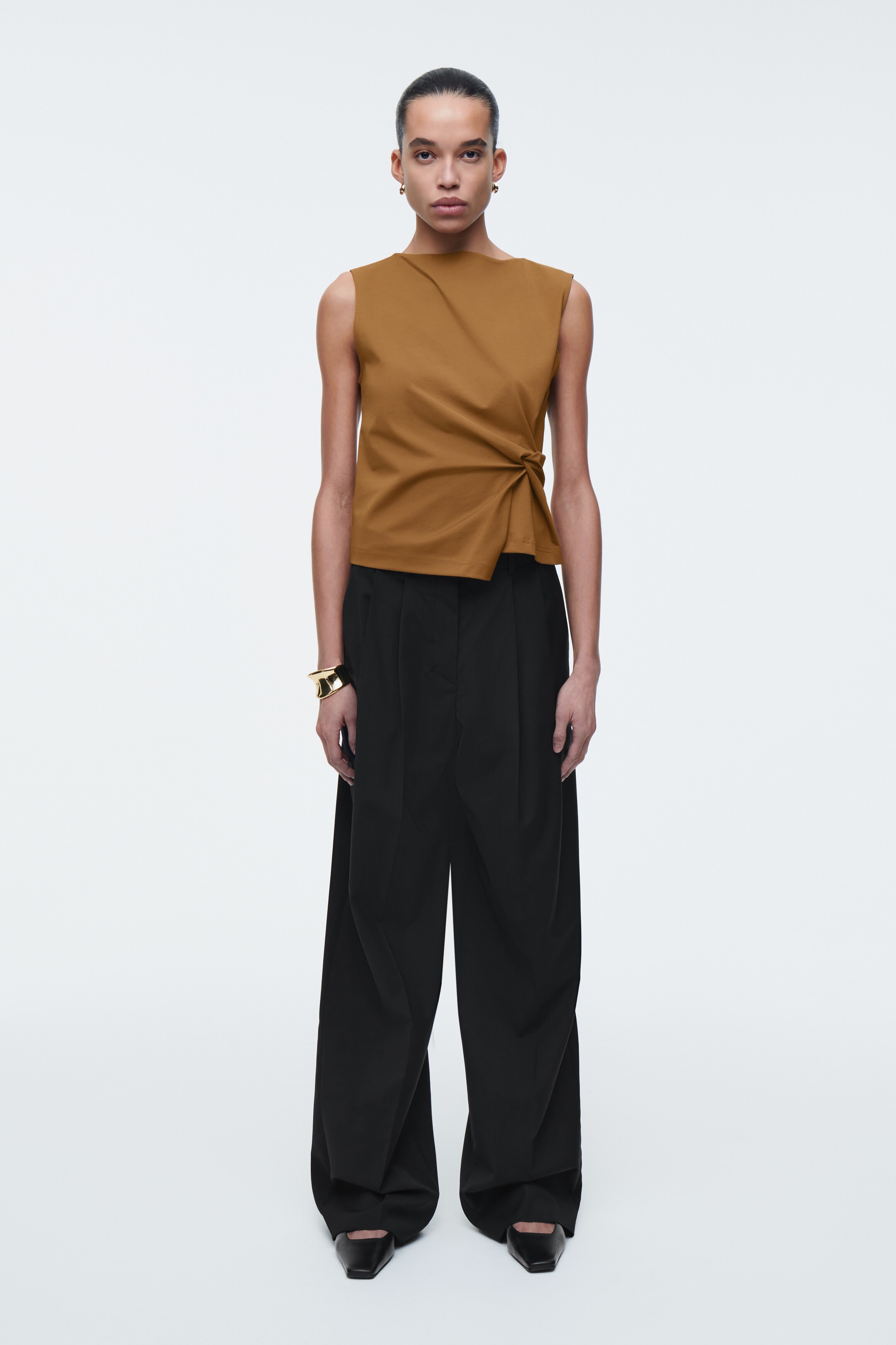 Agrandir l'image: HAUT À DÉTAIL TORSADÉ - BRUN - FEMME | H&M FR 2