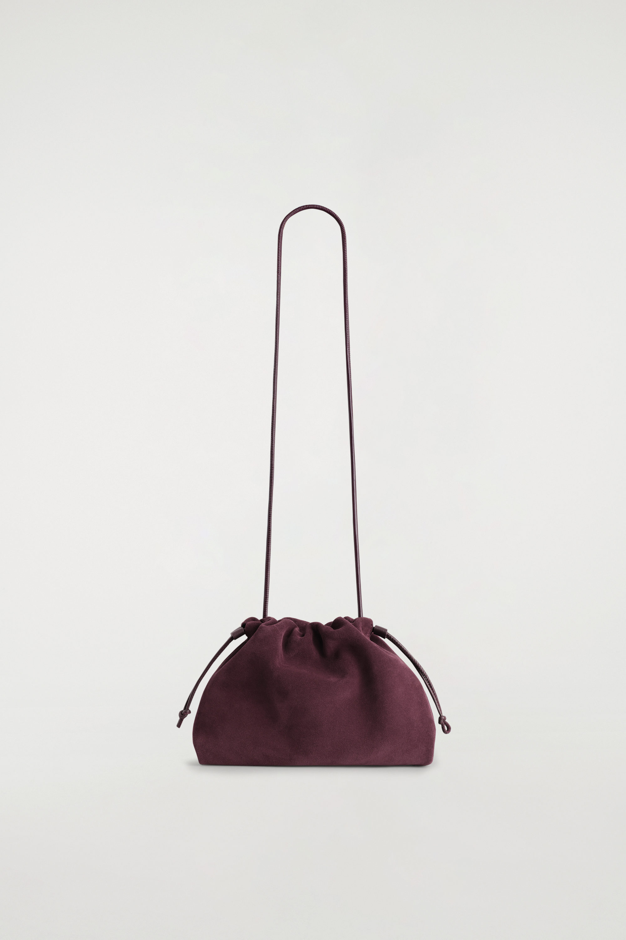 MINI CAVATELLI CLUTCH BAG - LEATHER - BURGUNDY | COS