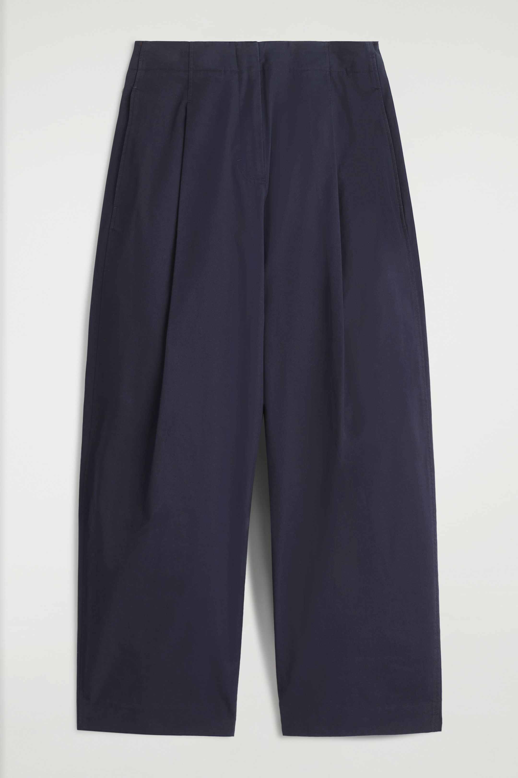 Agrandir l'image: PANTALON CHINO À PLIS STYLE BARREL - BLEU MARINE - FEMME | H&M CH 5