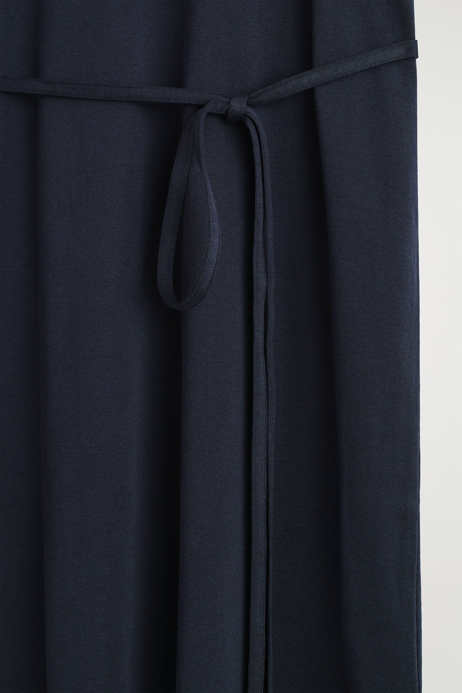 ABITO T-SHIRT MIDI CON CINTURA - BLU NAVY/MARRONE SCURO - 7