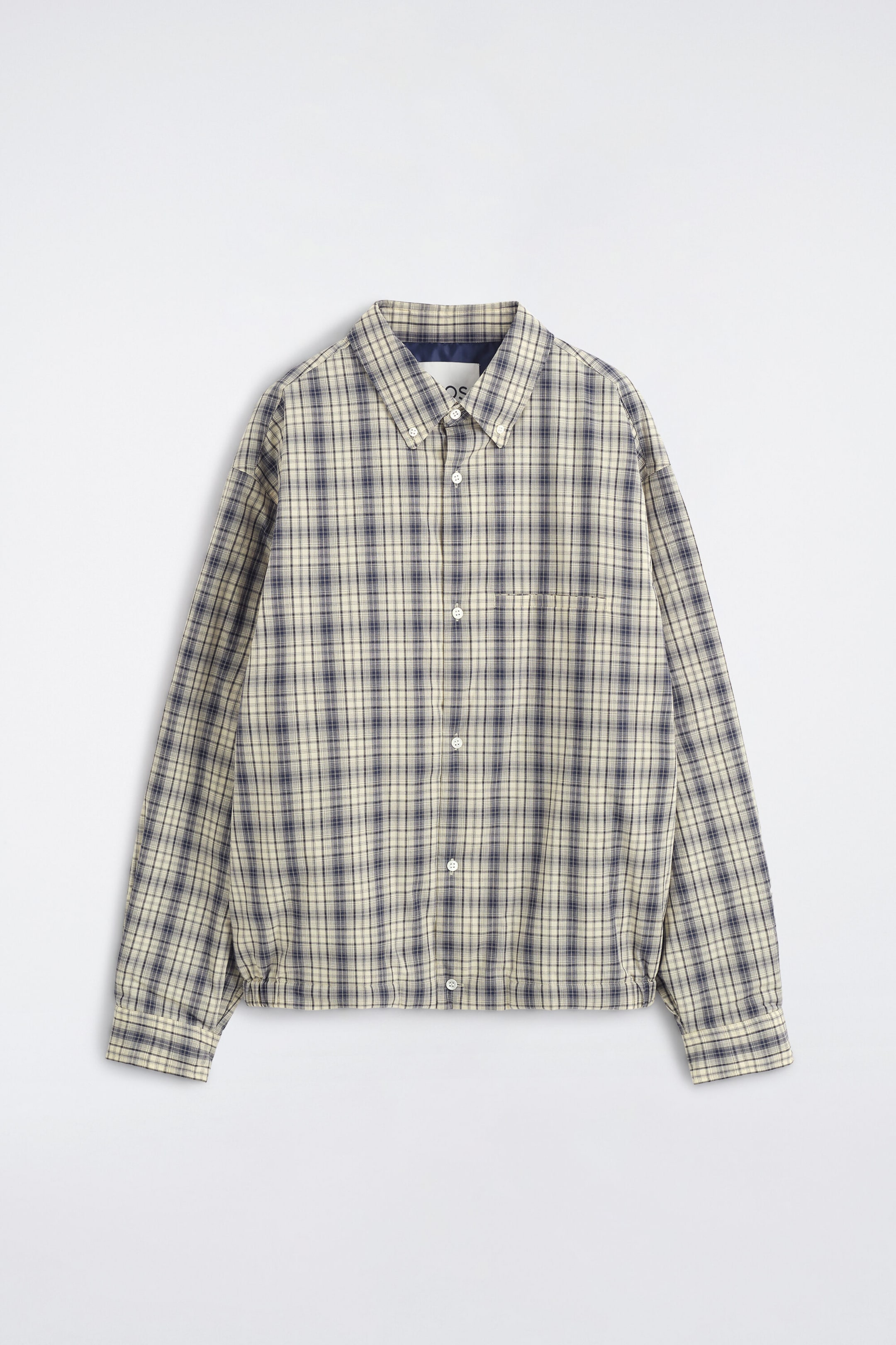 PADDED CHECKED COTTON OVERSHIRT