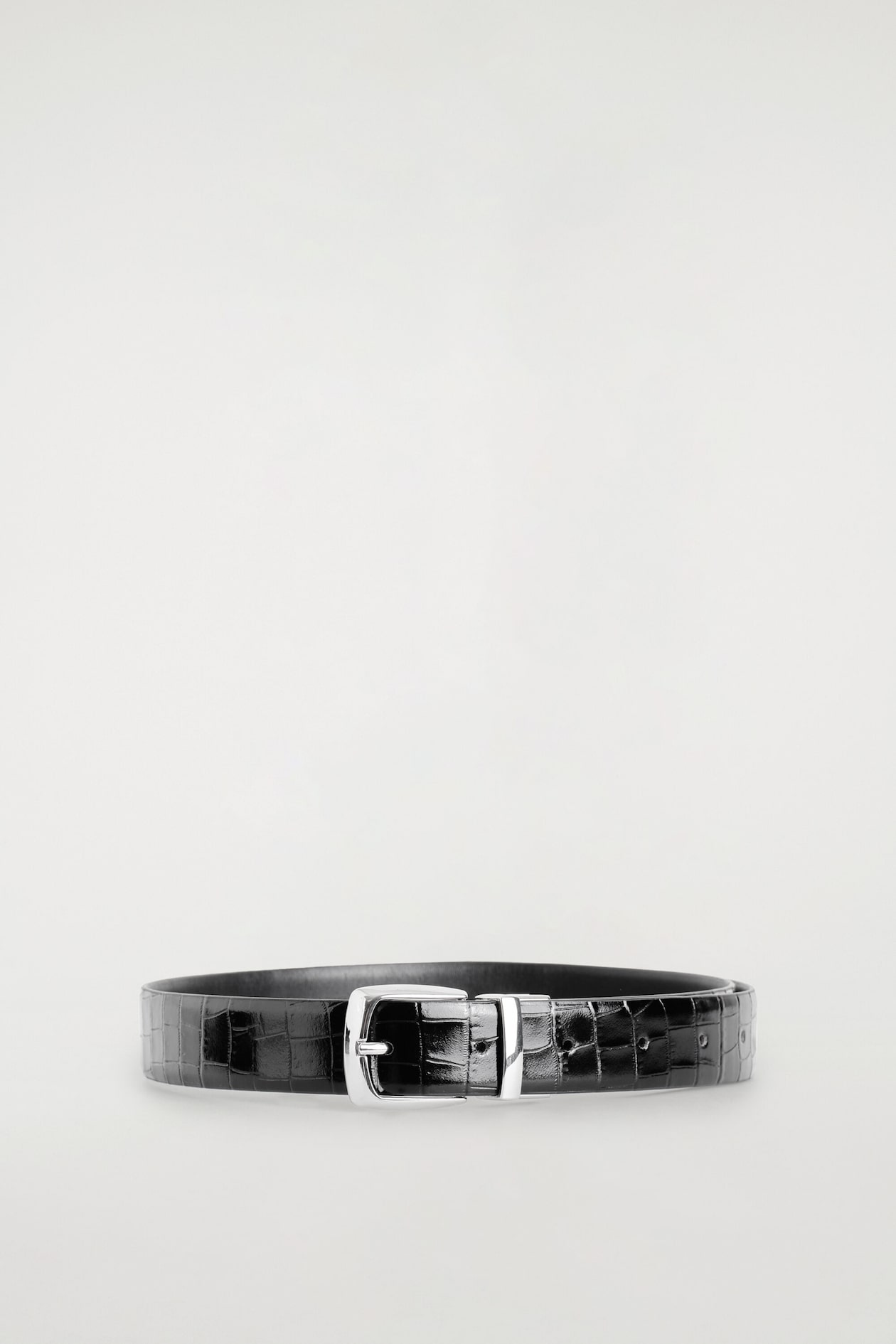 REVERSIBLE LEATHER BELT — BLACK / BROWN