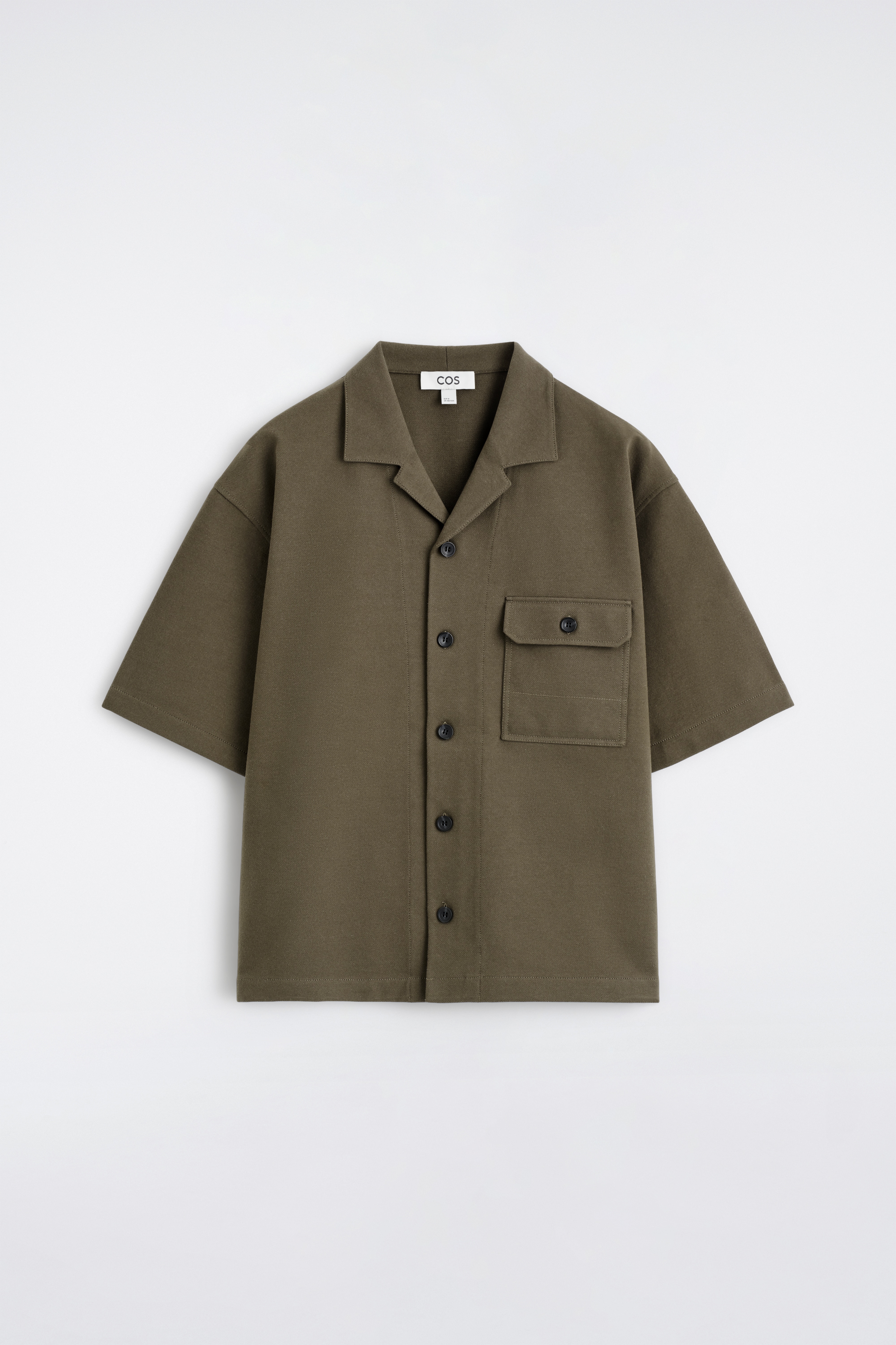CAMICIA UTILITY IN COTONE - MARRONE