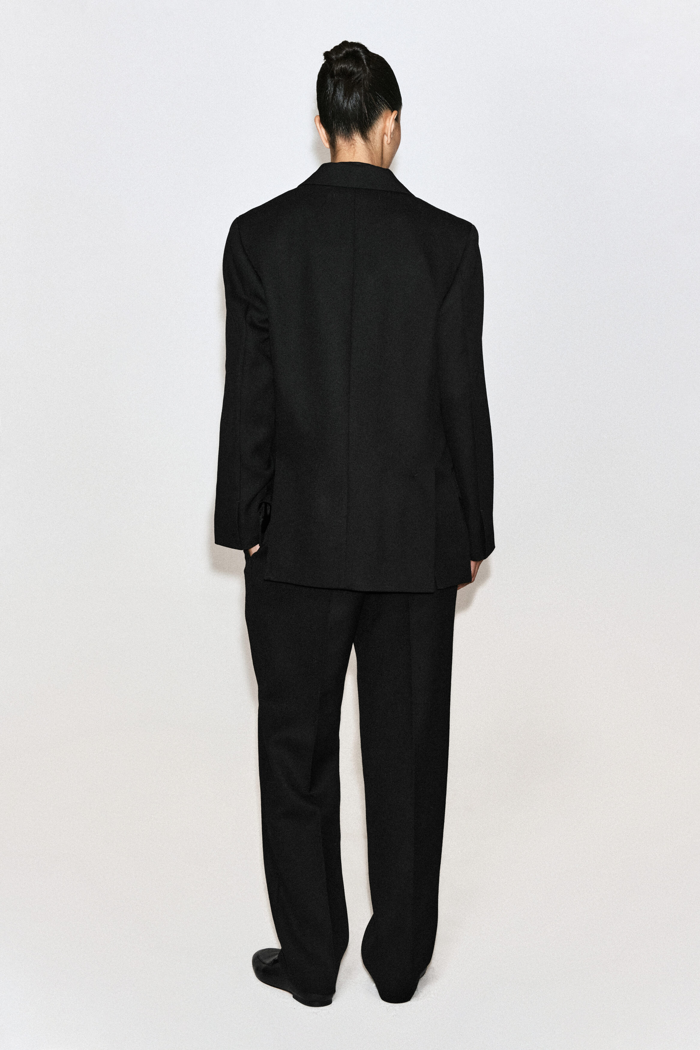 WAISTED TAILORED WOOL BLAZER - thumbnail 5