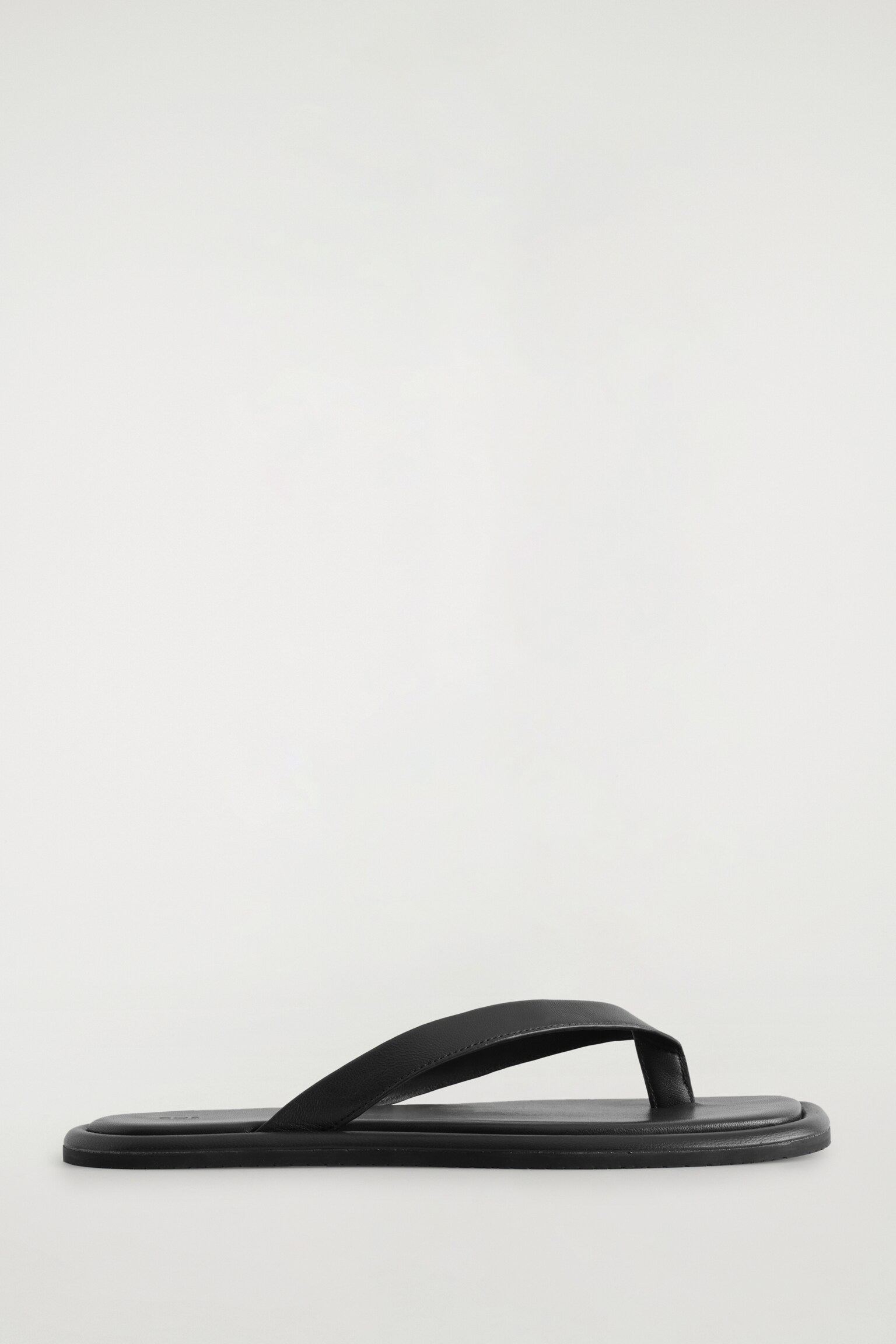 TONGS EN CUIR - NOIR/ROUGE/BORDEAUX - 2