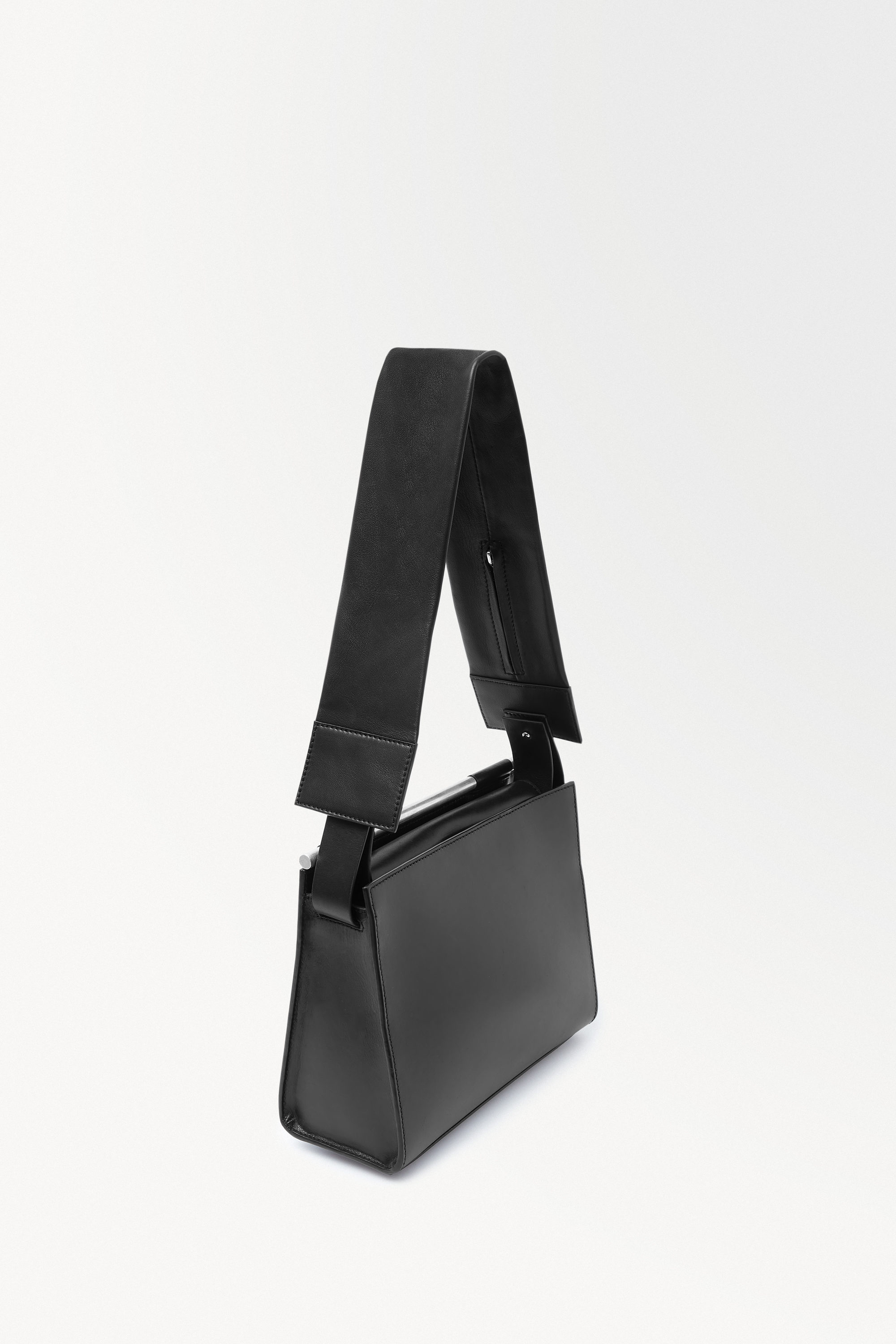 THE BOX SHOULDER BAG - LEATHER - BLACK | COS