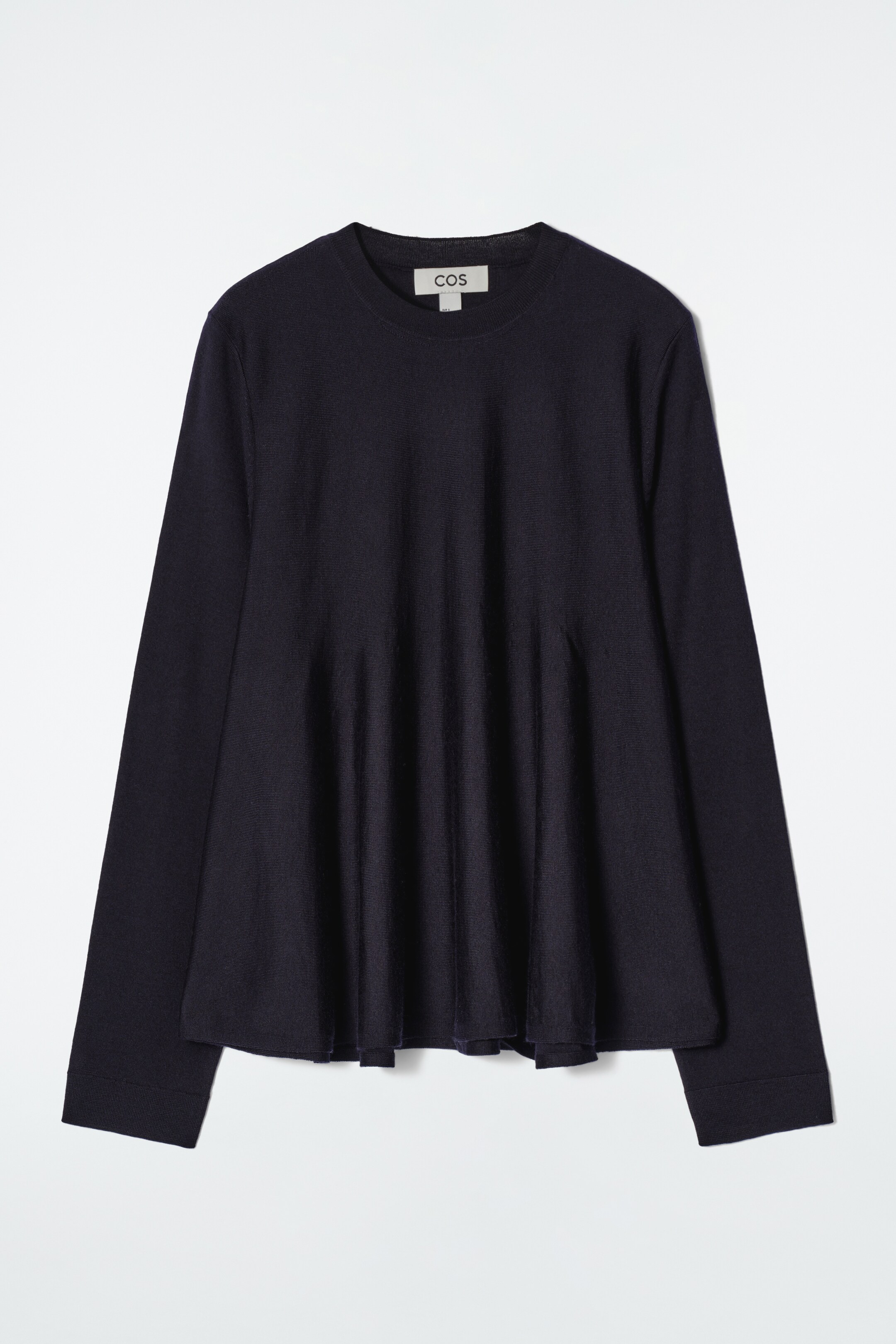 View larger image: TRAPEZE MERINO WOOL JUMPER - NAVY - Ladies | H&M GB 6