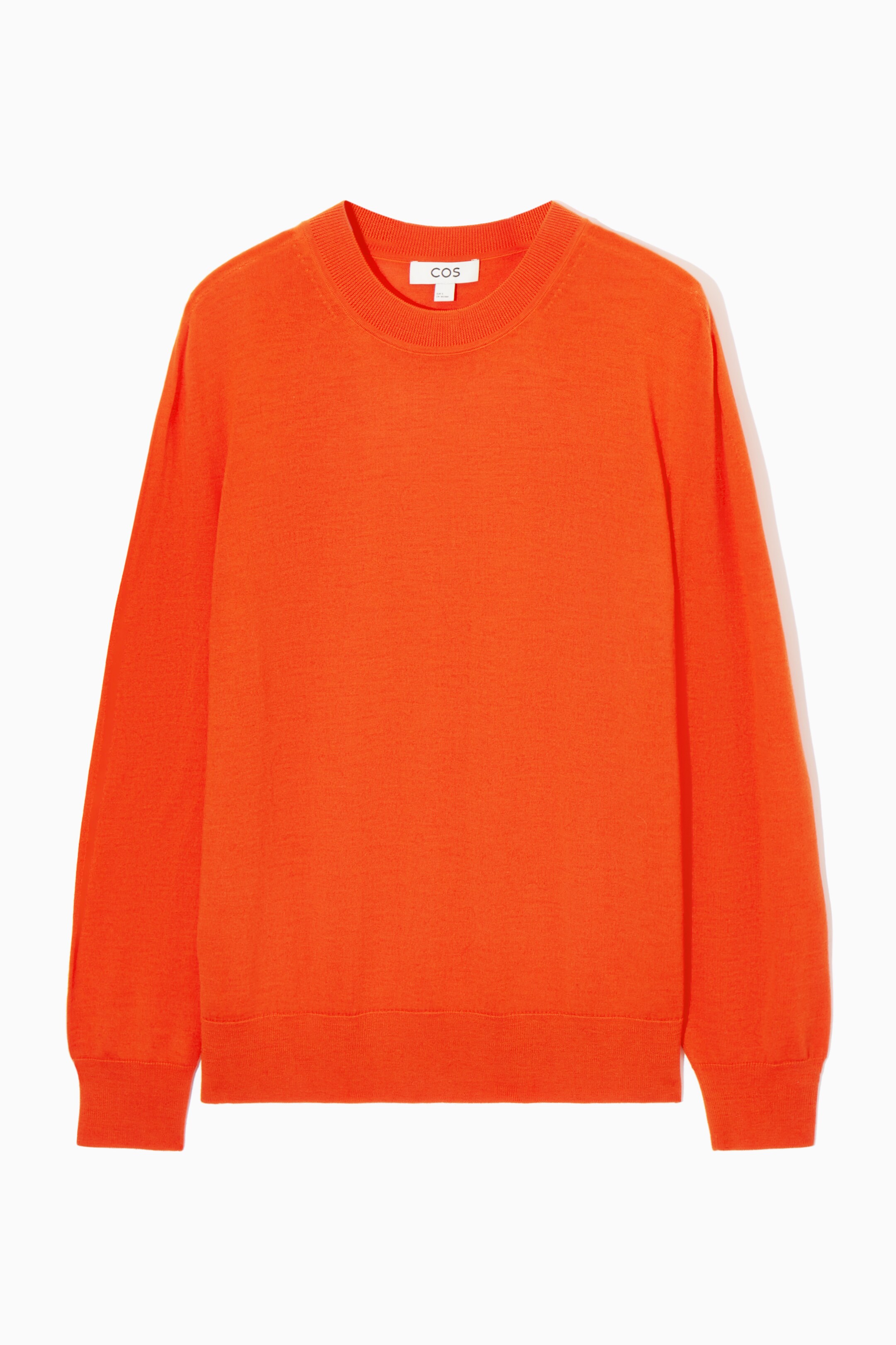 Agrandir l'image: PULL LAINE MÉRINOS - ORANGE LUMINEUX - FEMME | H&M CH 1